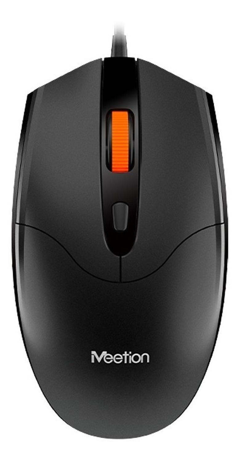 Mouse Óptico Con Cable 1600 Dpi Mt-m362 Meetion Negro-2