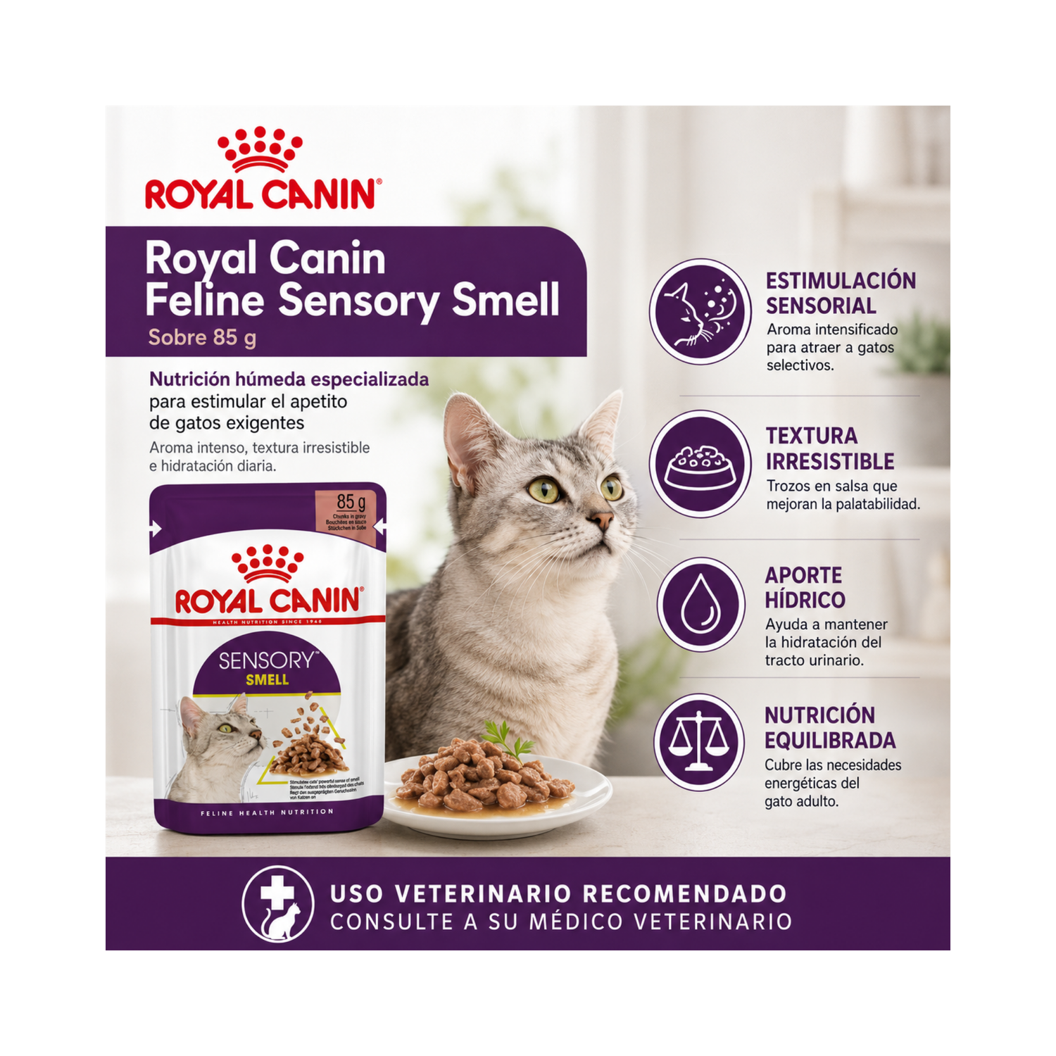 Royal Canin Feline Sensory Smell - Sobre 85 Gr-5