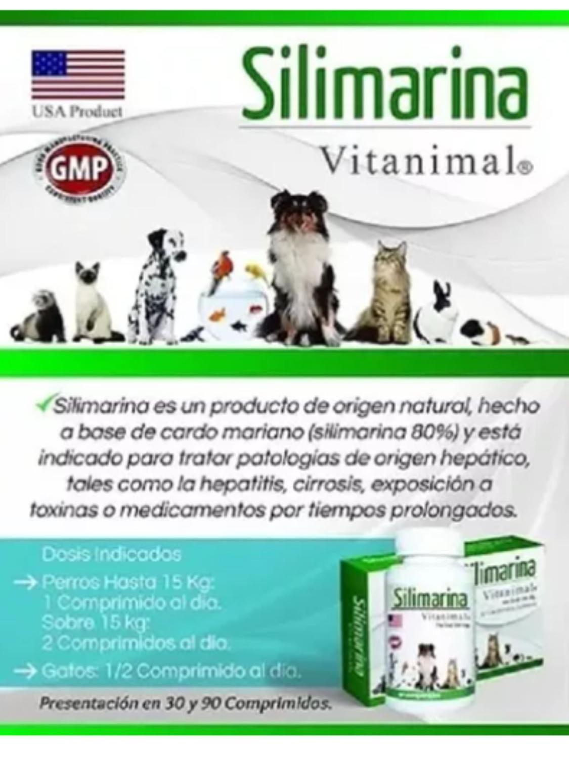 Silimarina 30 Comprimidos Suplemento Hepático Mascotas-2