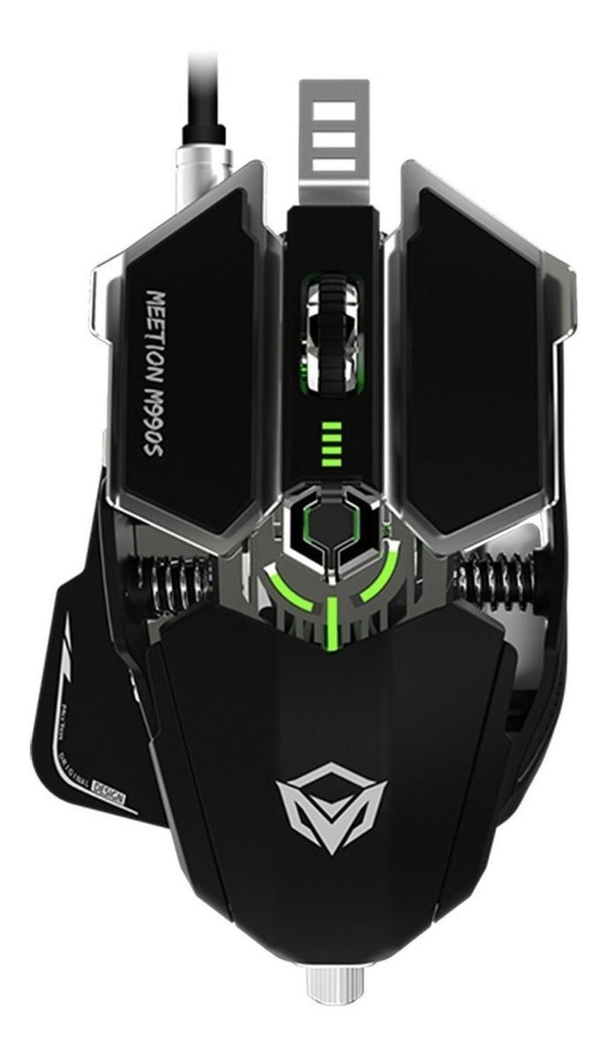 Mouse Gamer De Juego Meetiongame Series M990s Mt-m990s Black-1