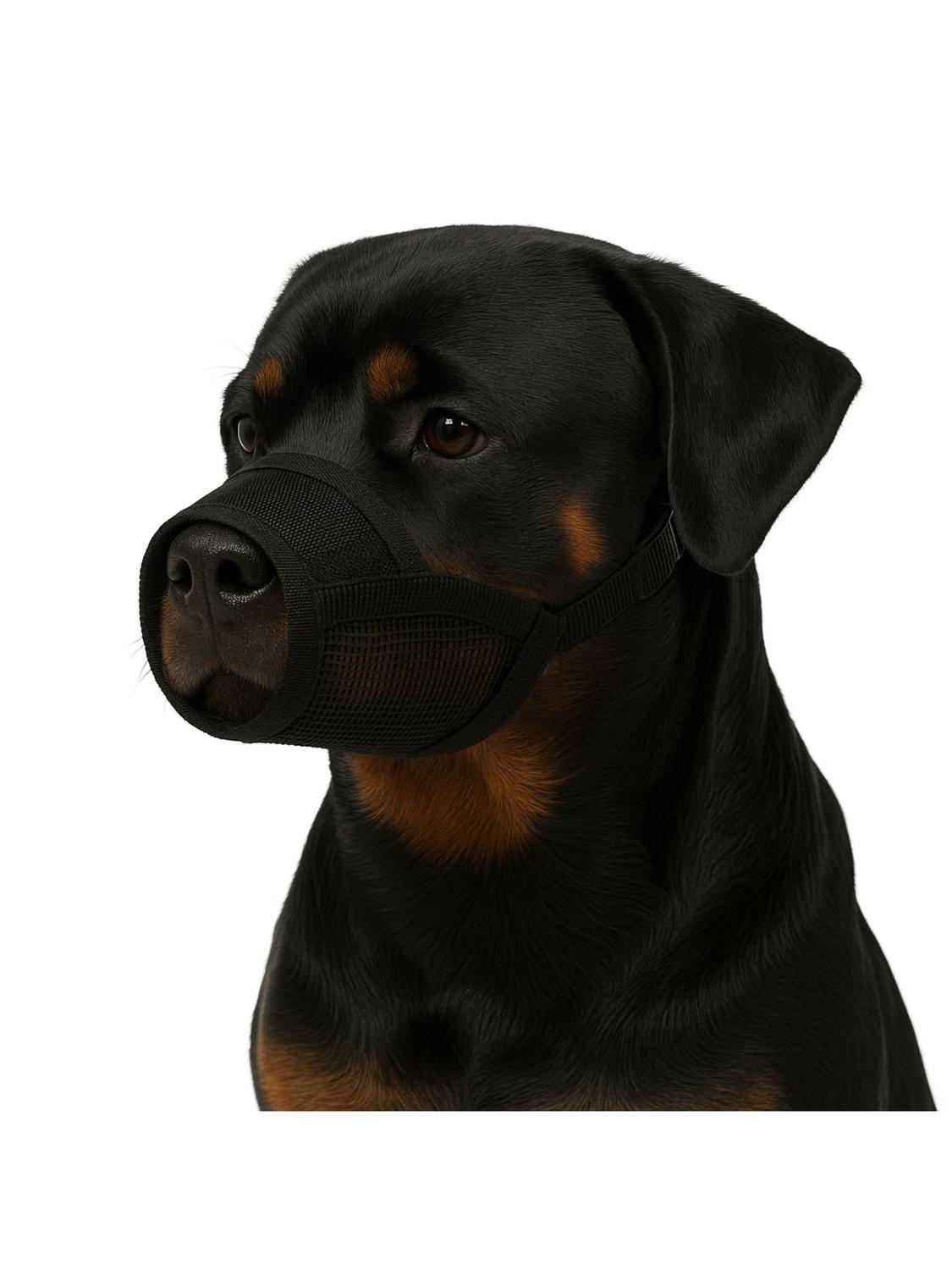 Bozal Ajustable con Velcro Perro Talla L 18x24 cm-4