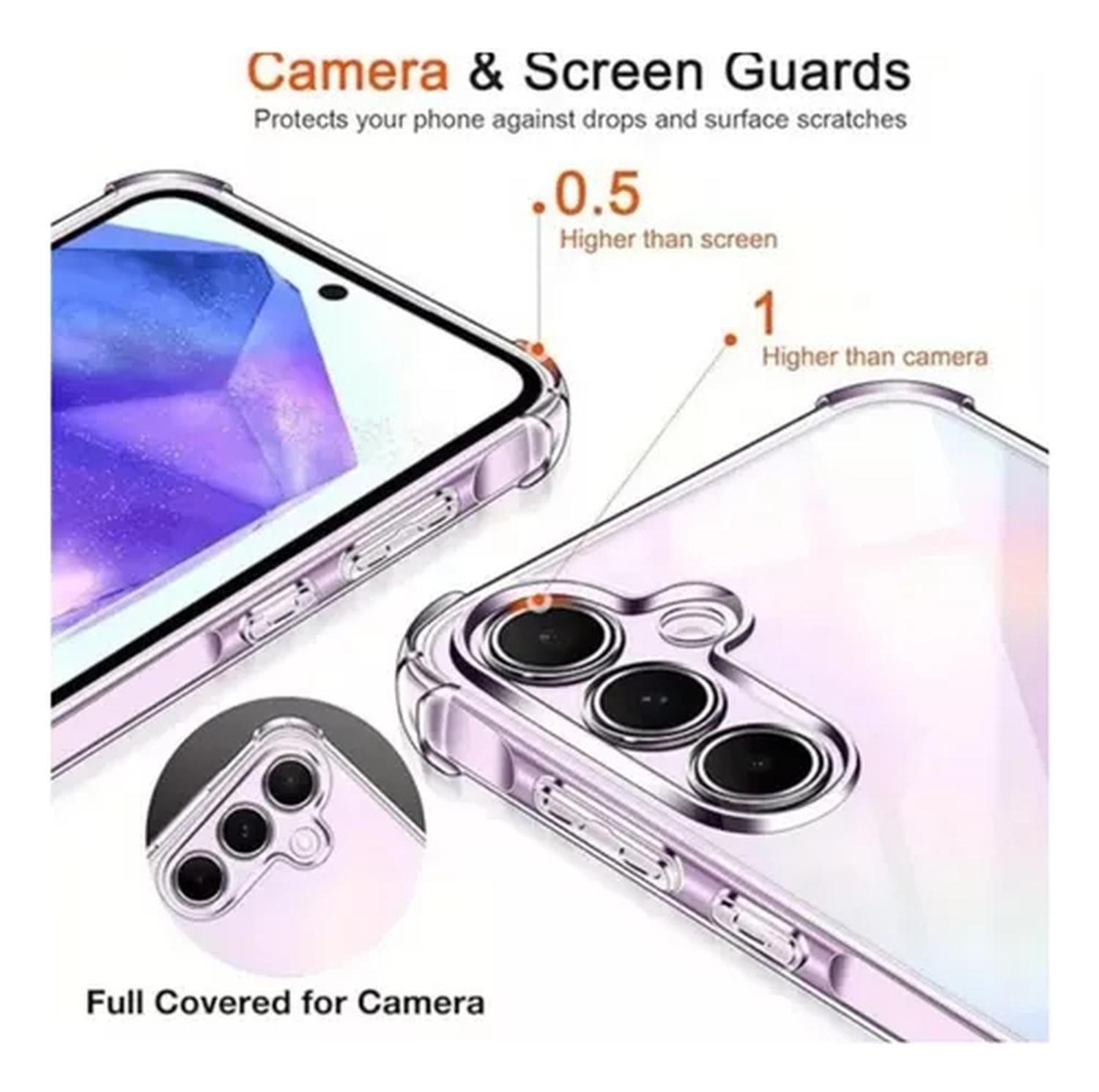 Carcasa Para Samsung S25 FE Transparente Antigolpe Reforzada-5