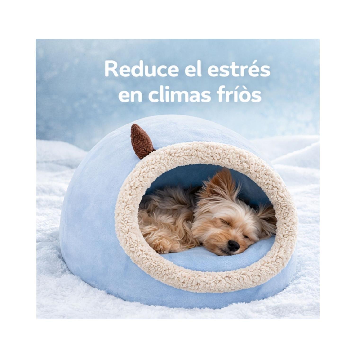 Cama Mascota Tipo Cueva Perro Gato Pequeño 35 cm-4
