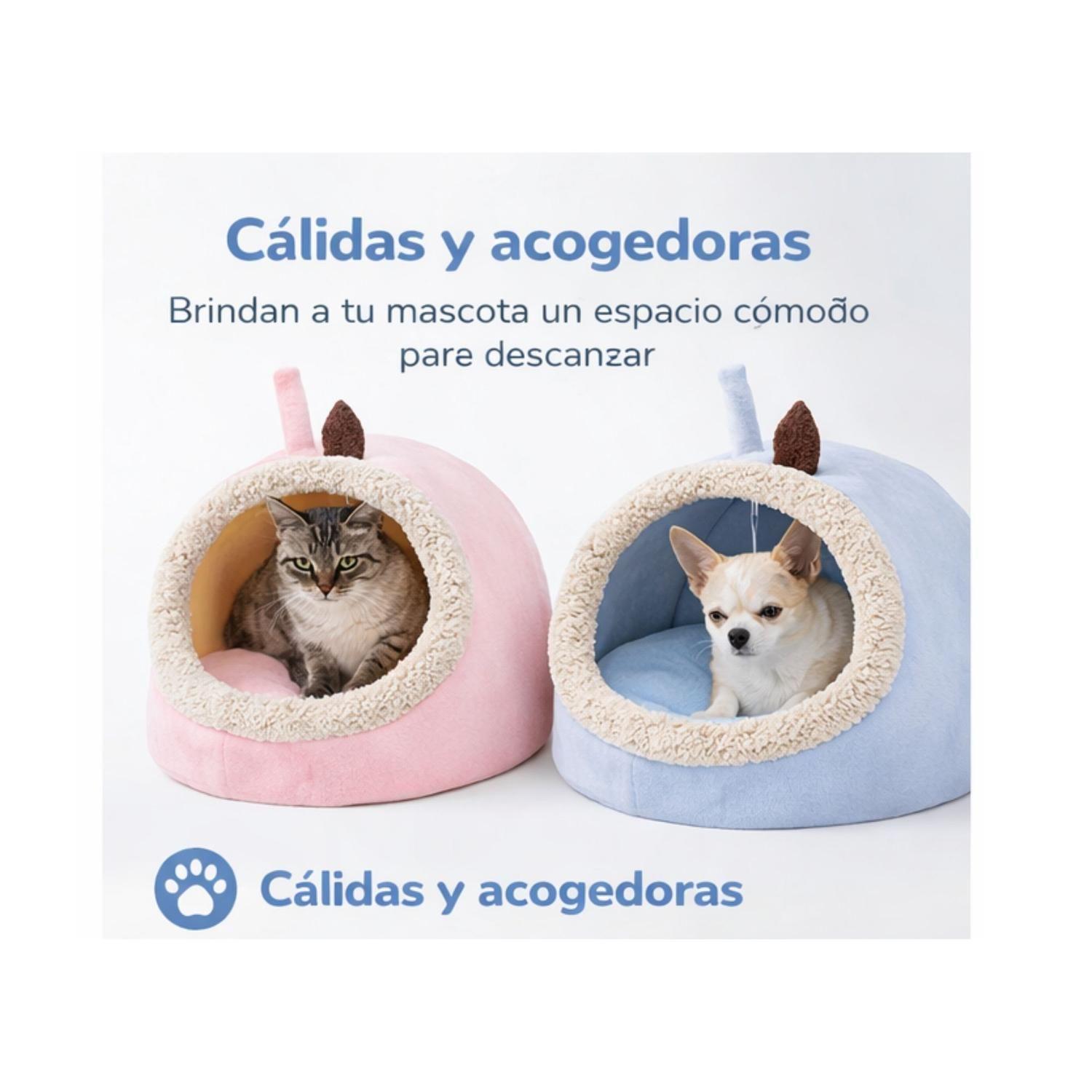 Cama Mascota Tipo Cueva Perro Gato Pequeño 35 cm-5
