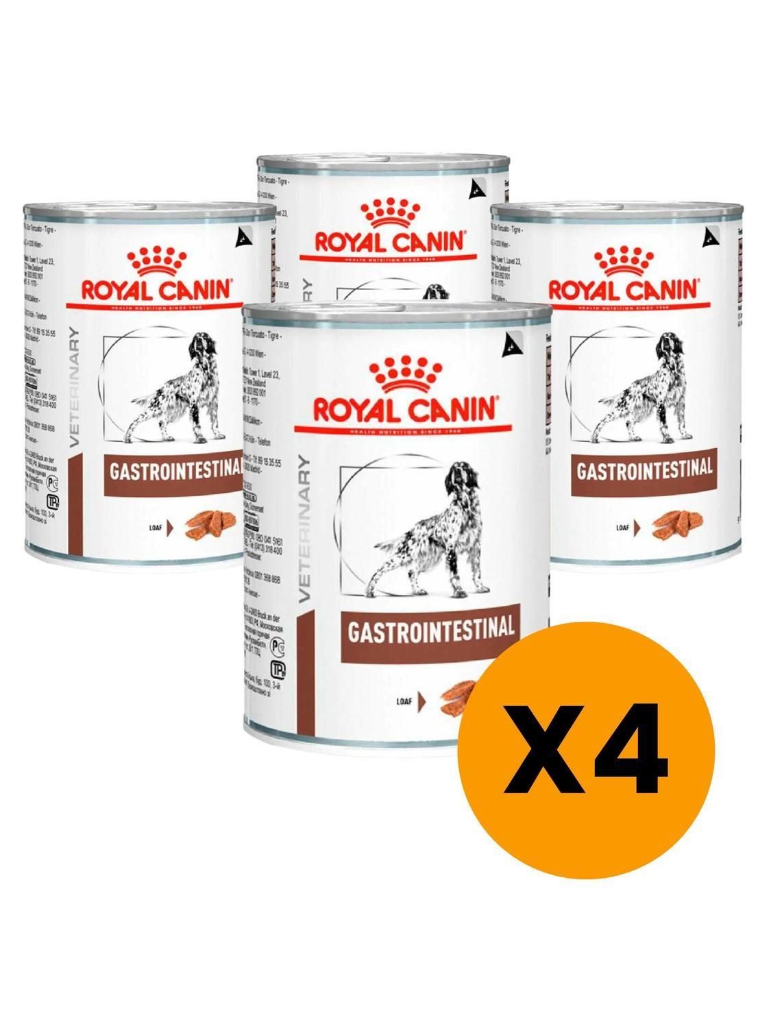 Alimento Royal Canin Gastrointestinal Perros Lata 385gr - Pack X4-0