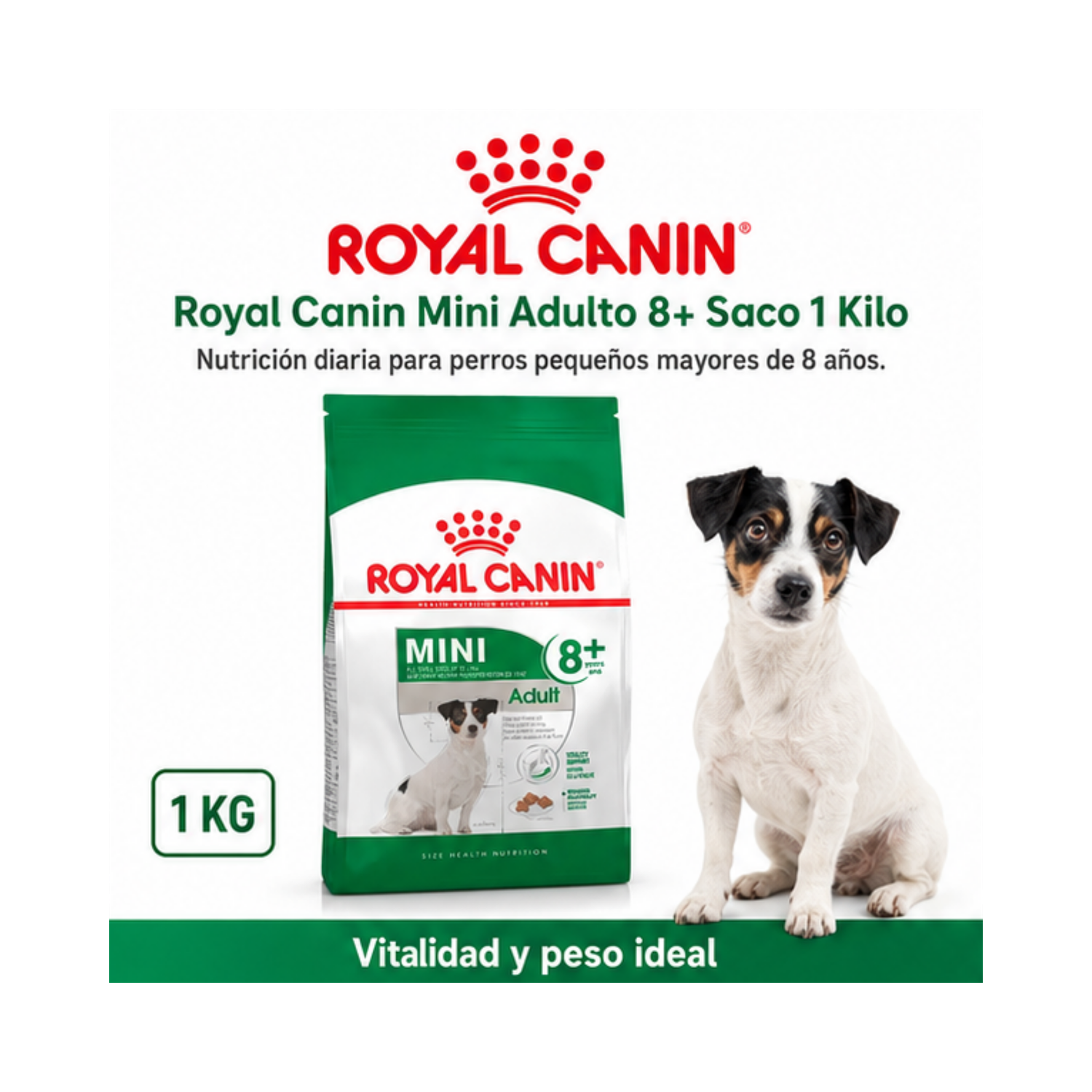 Royal Canin Mini Adulto 8+ Saco 1 Kilo-5