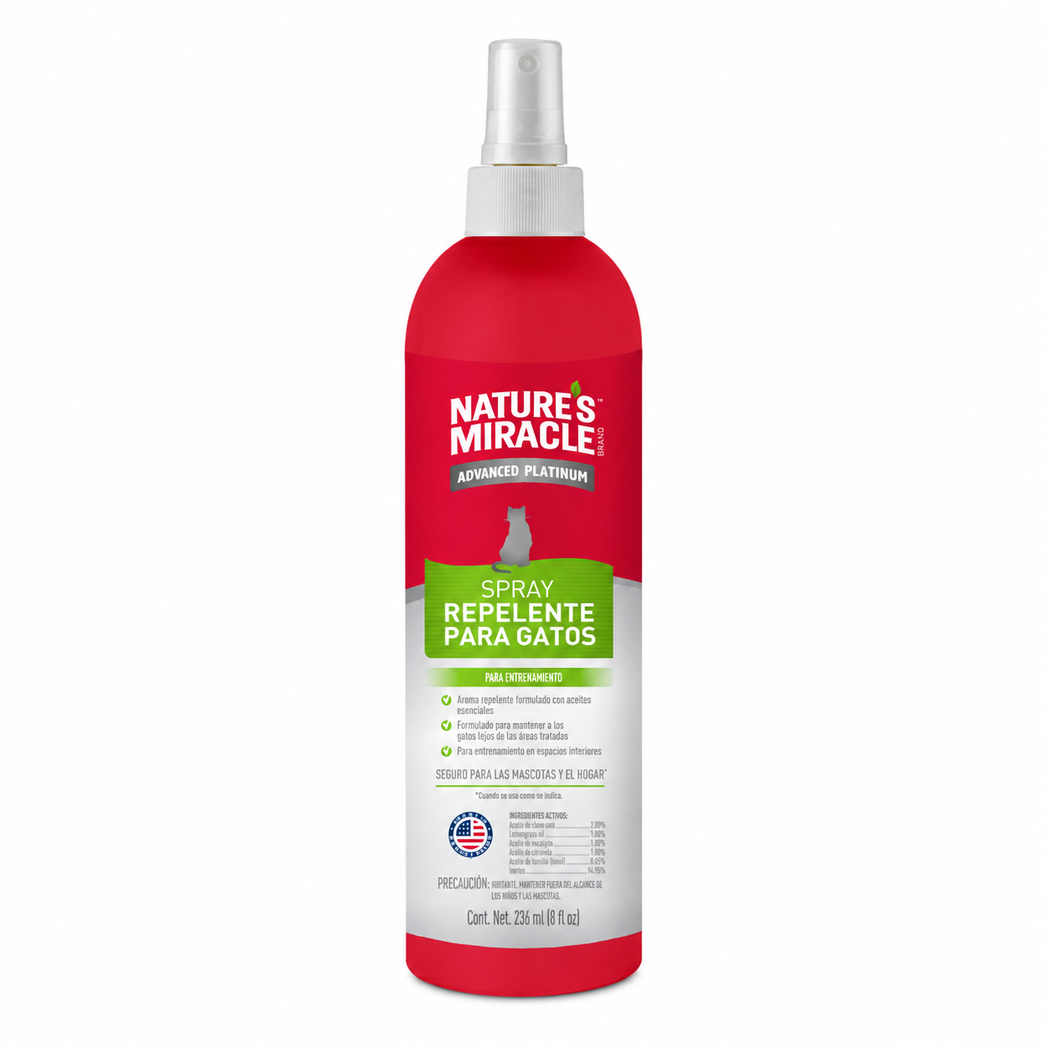 Repelente Gatos Nature’s Miracle Pet Block 236 ml-0