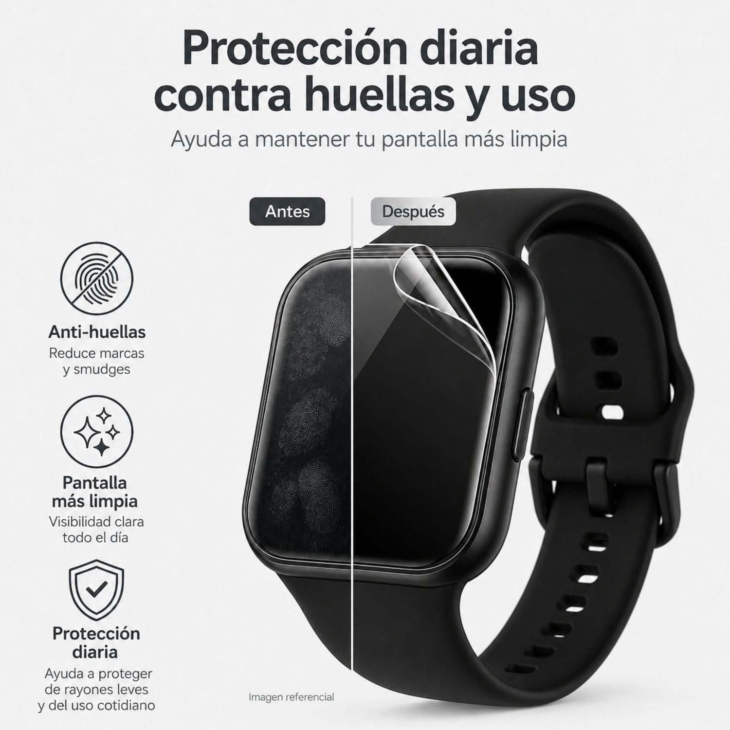 Lámina de hidrogel para Huawei Watch GT 5 Pro 46 mm-8