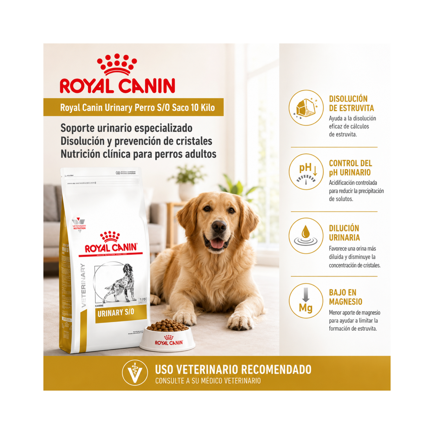 Royal Canin Urinary Perro S/o Saco 10 Kilo-4