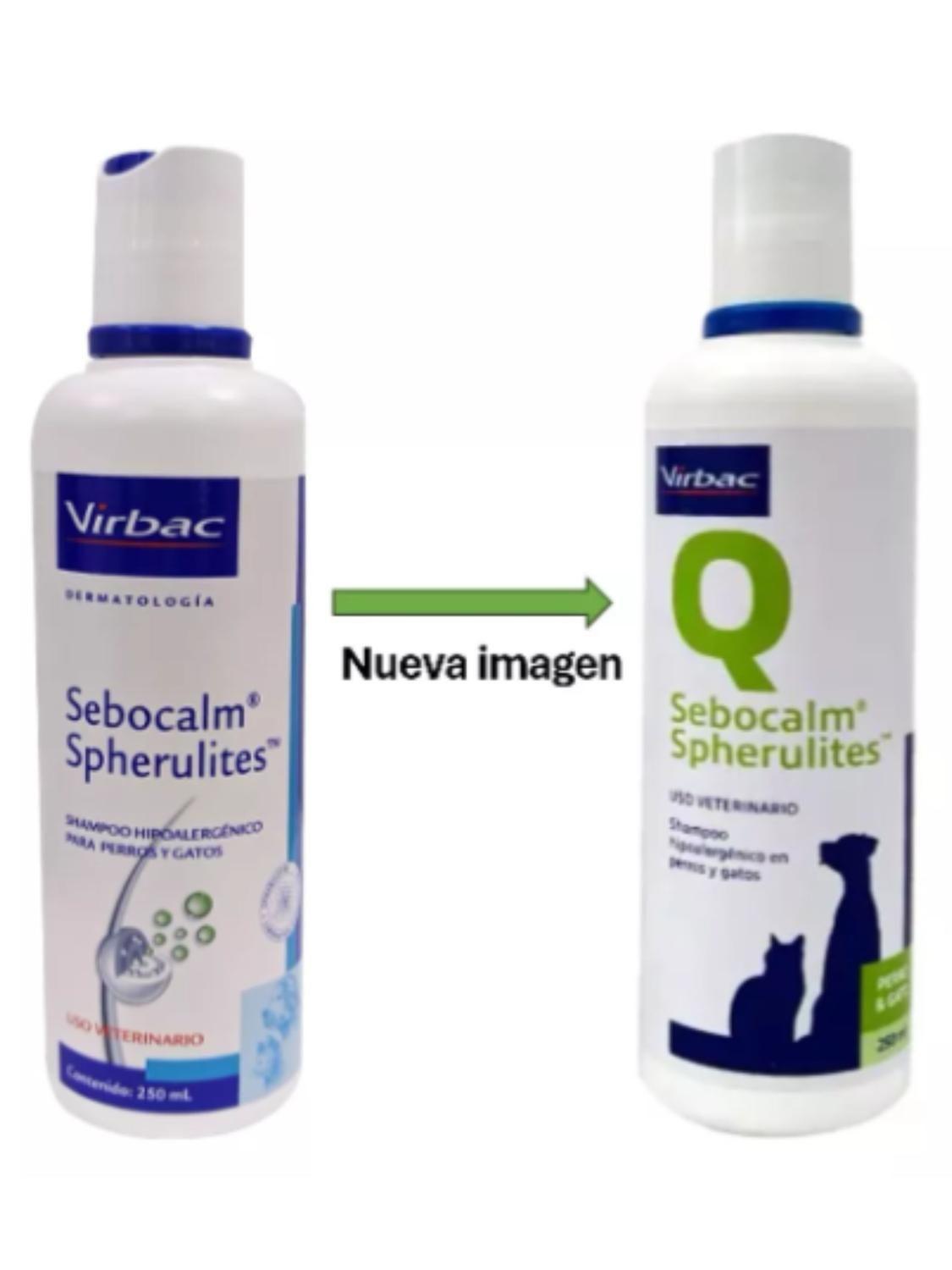 Shampoo Sebocalm Spherulites Hipoalergénico 250ml - Virbac-1
