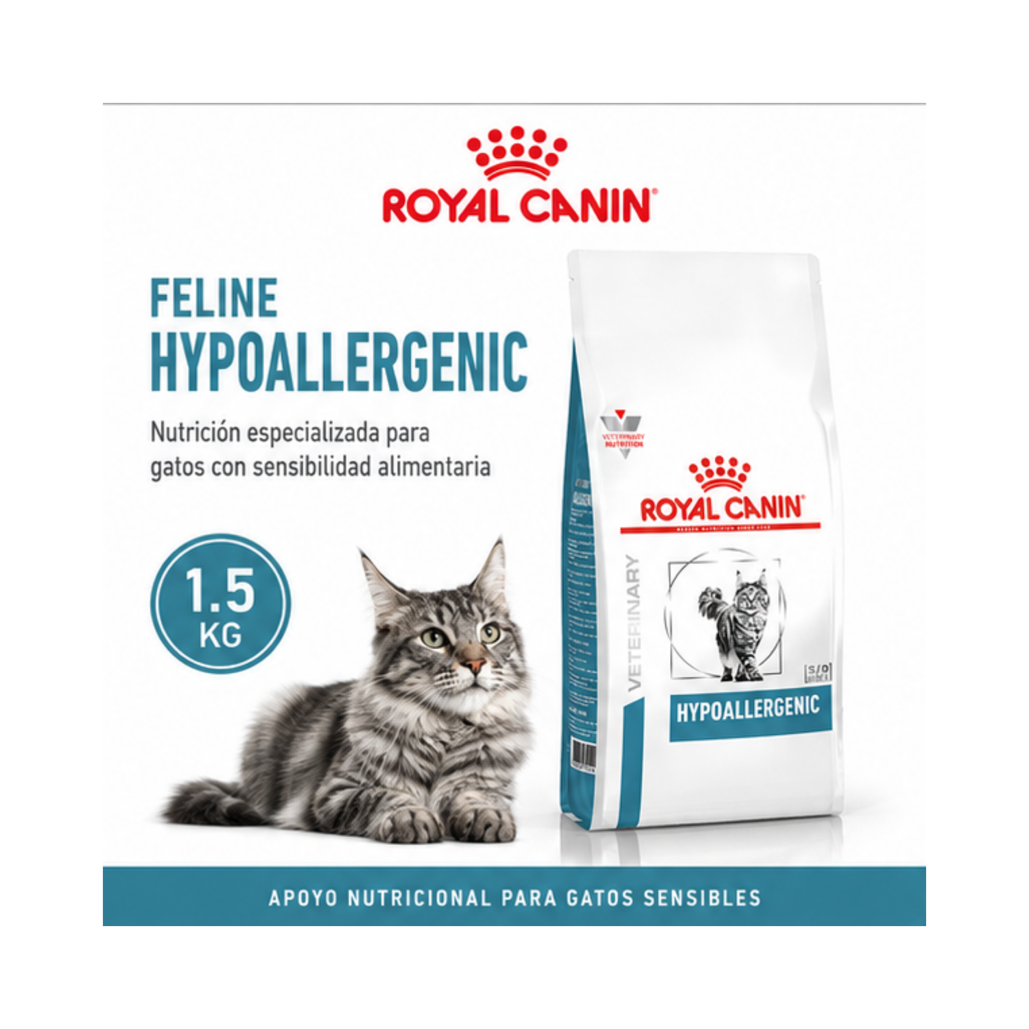 Royal Canin Hypoallergenic Feline Gato 1.5kg | Alergias-6