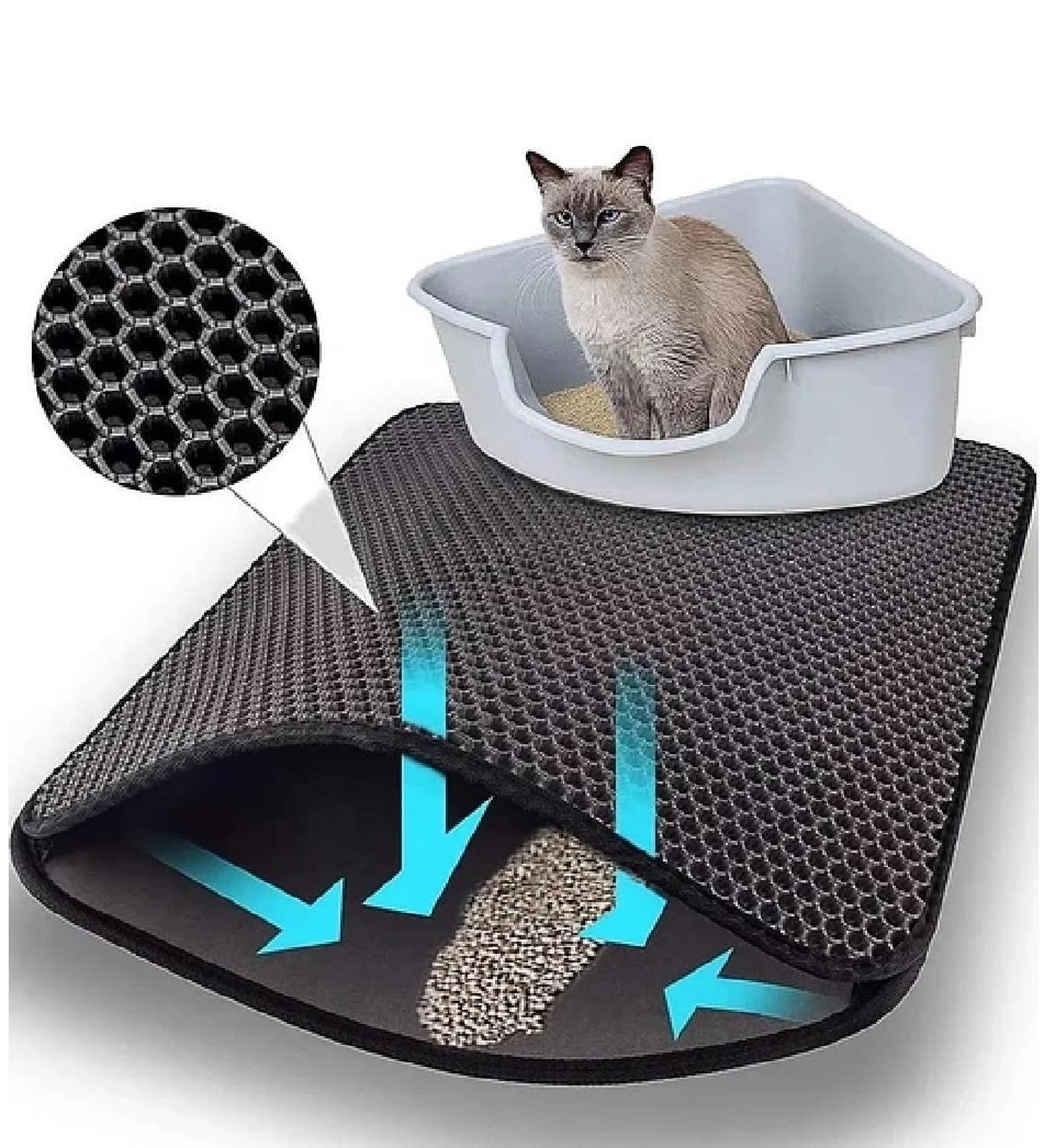 Alfombra Atrapa Arena para Gatos 45x65 cm-1