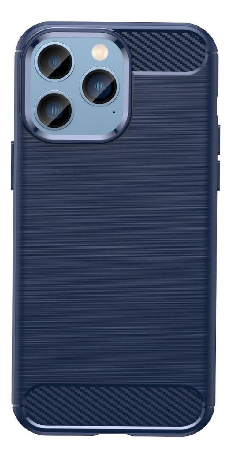 Carcasa para iPhone 14 Pro Max Fibra de Carbono Antigolpes-4
