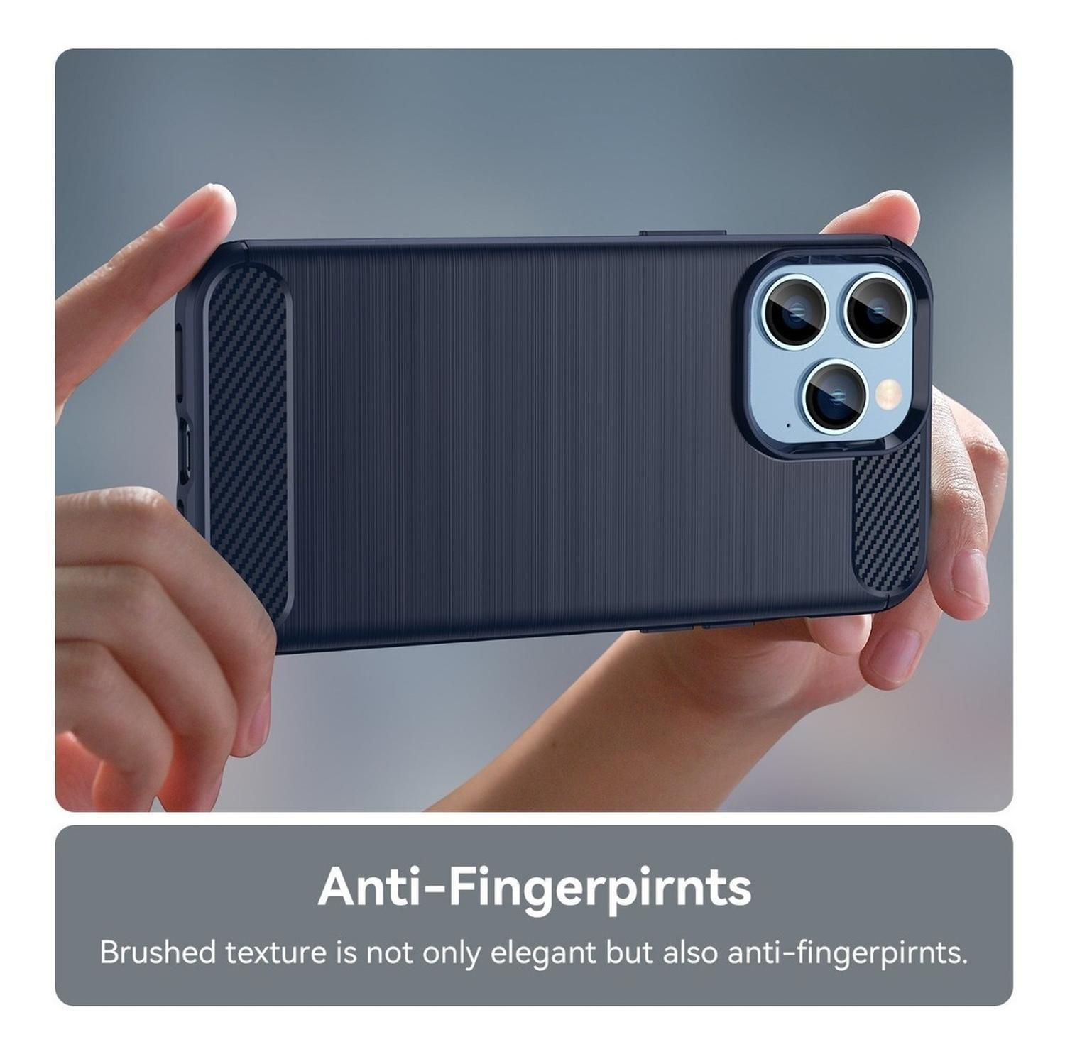 Carcasa para iPhone 14 Pro Max Fibra de Carbono Antigolpes-5