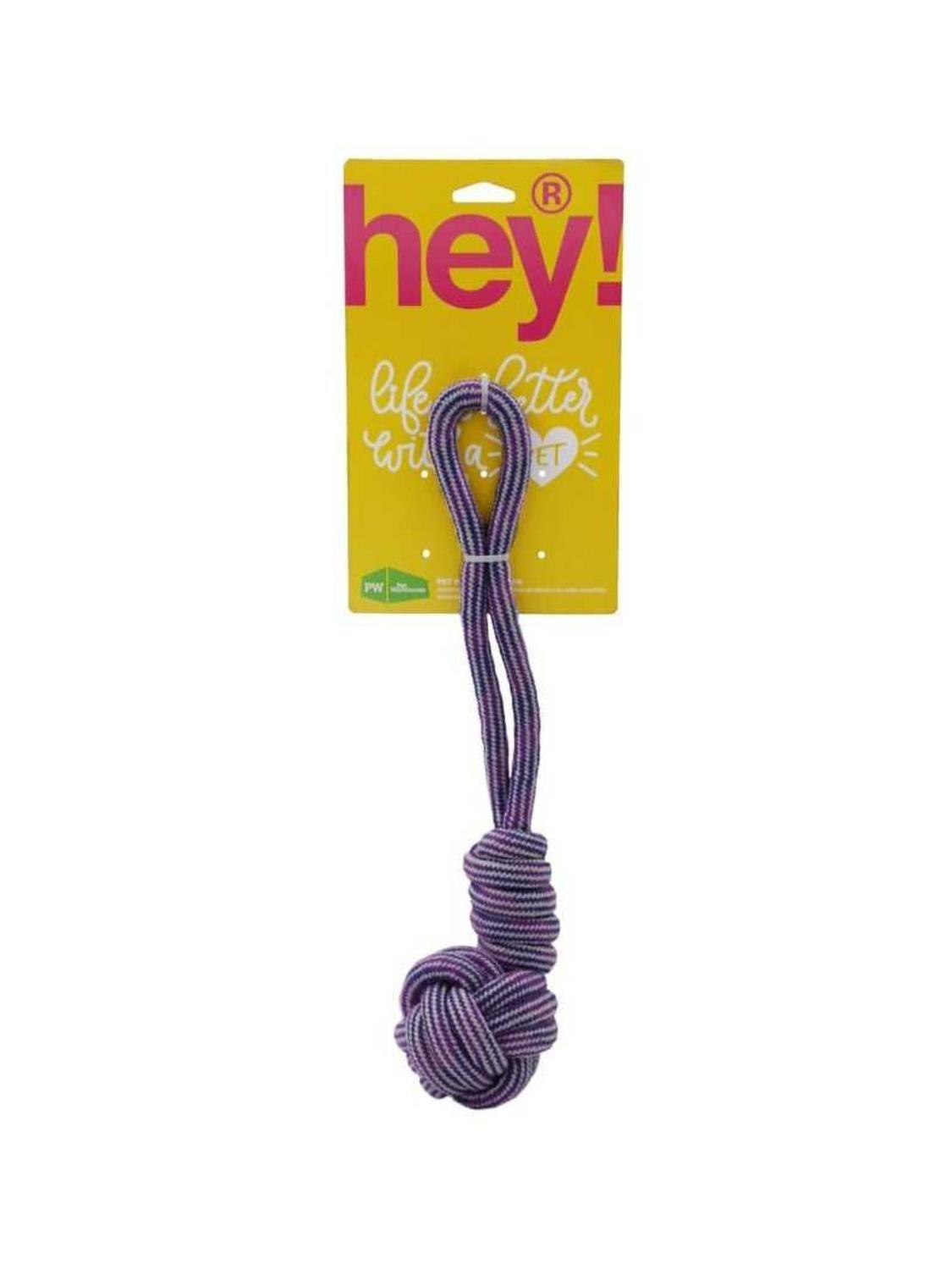 Juguete Maxi Cuerda Hey! Bola Morado 38x8 cm Perros Grandes-2