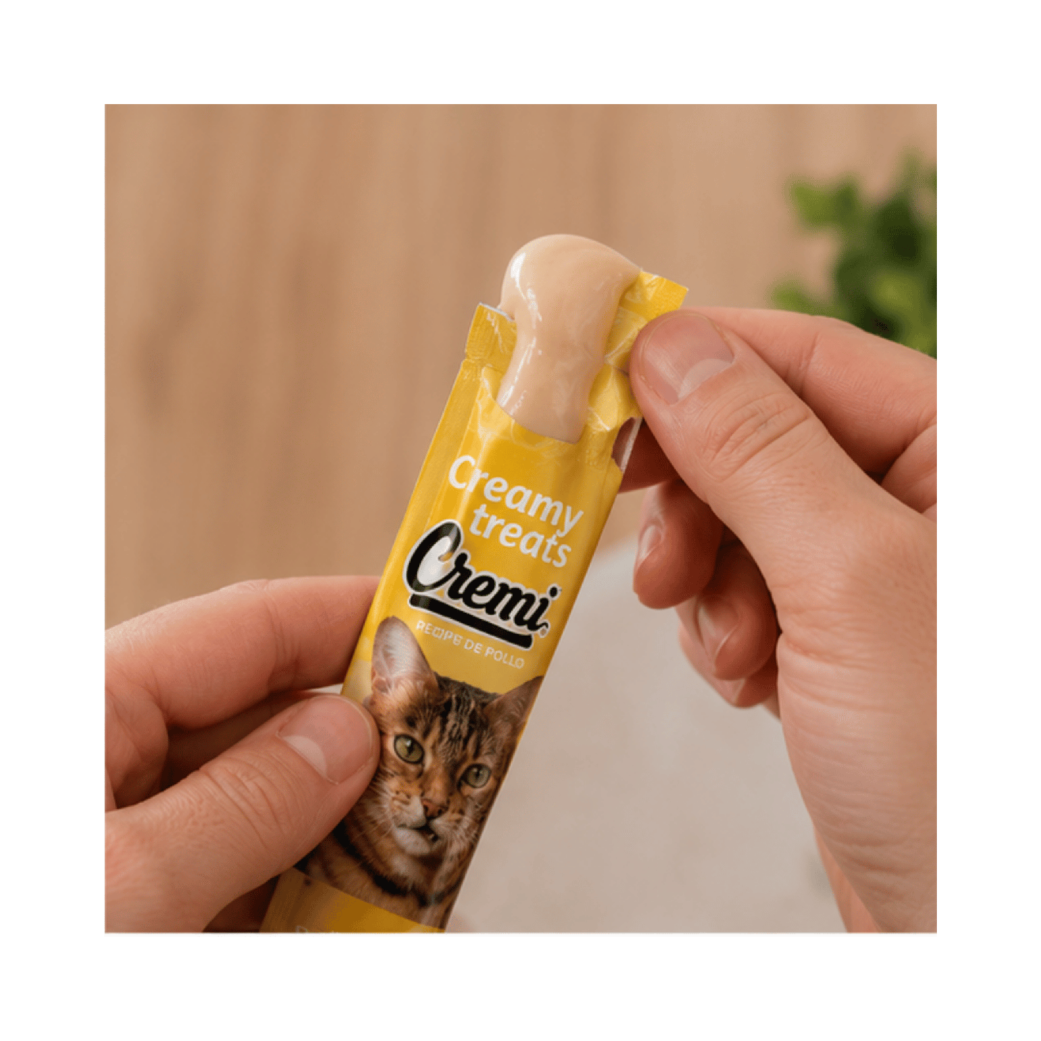 Snack Cremi Pollo Gato Naturalistic 5 Sachet 60g-2