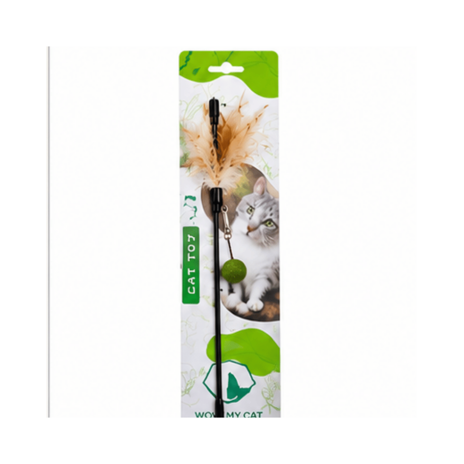 Varilla Pluma Y Bola Catnip Para Gato 50 Cm-9
