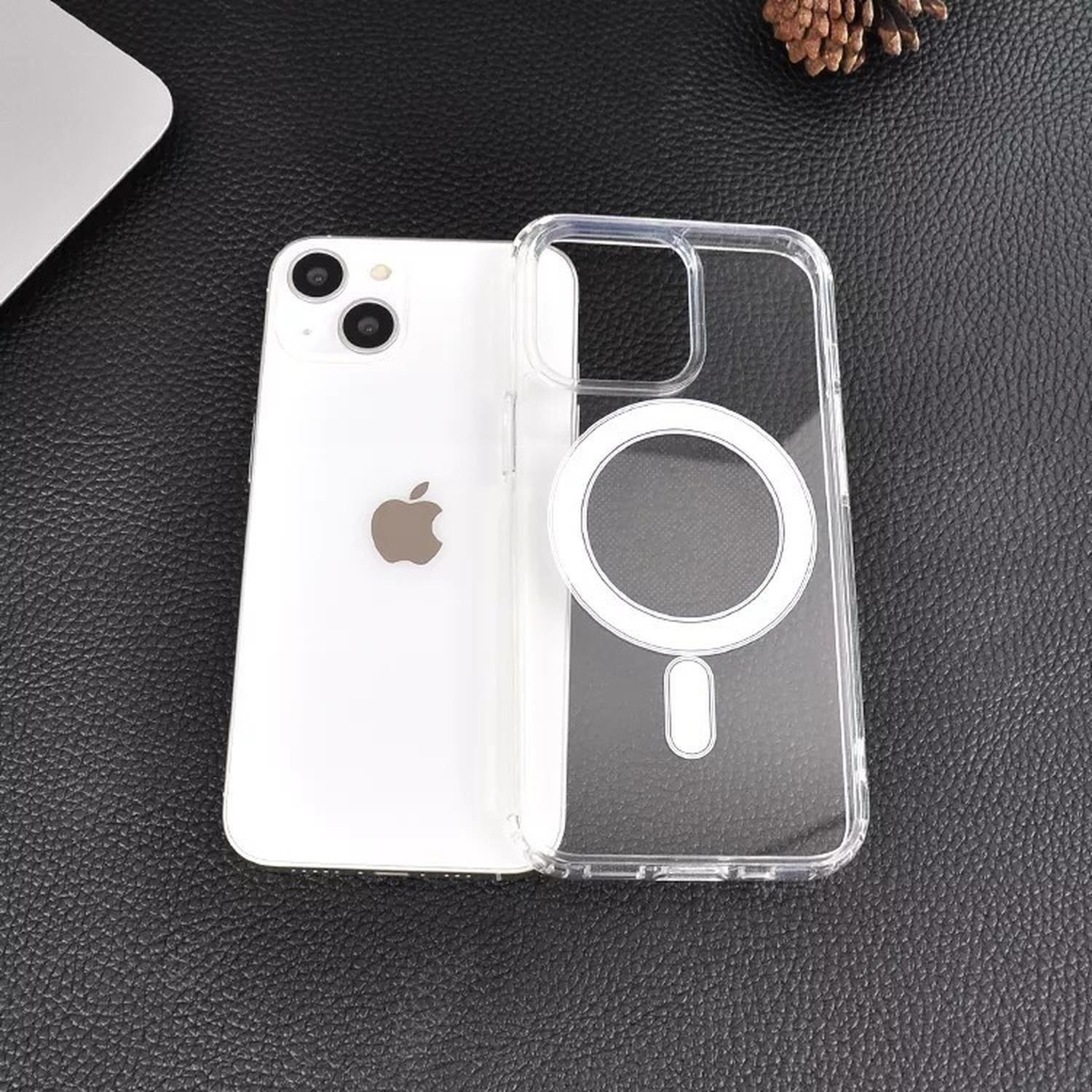 Carcasa para iPhone 14 Pro Max Transparente MagSafe Antigolpes-4