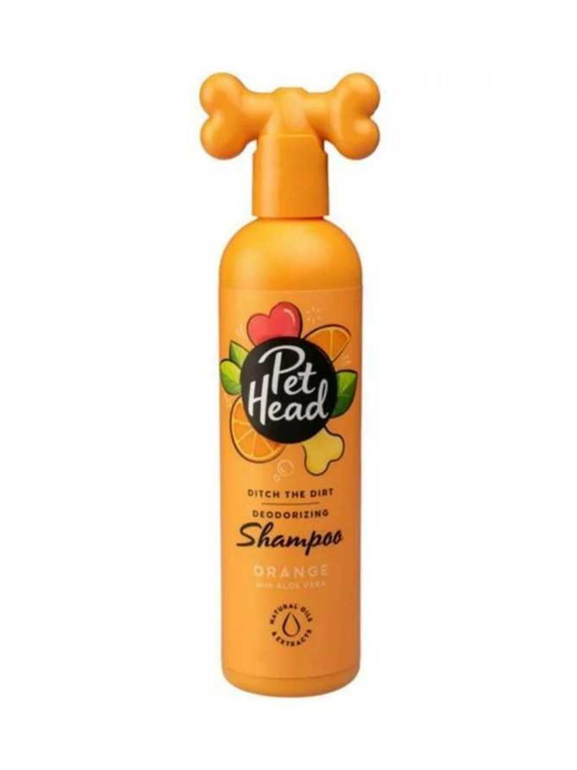 Shampoo desodorizante Aroma Naranja Con Aloe Vera 475ml - Pet Head-0