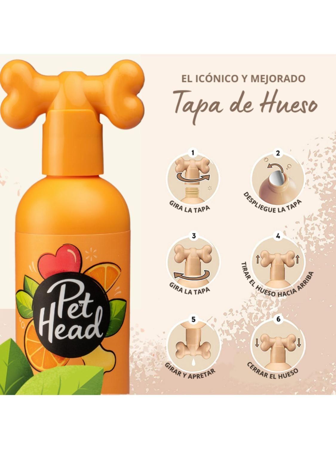 Shampoo desodorizante Aroma Naranja Con Aloe Vera 475ml - Pet Head-1