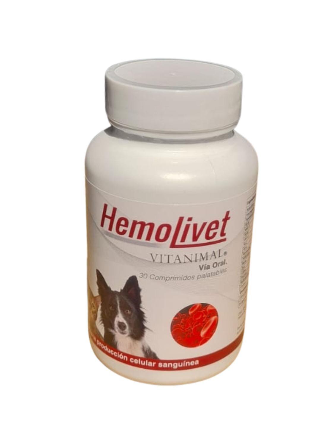 Hemolivet 30 Comprimidos Suplemento Vitaminas Mascotas-4