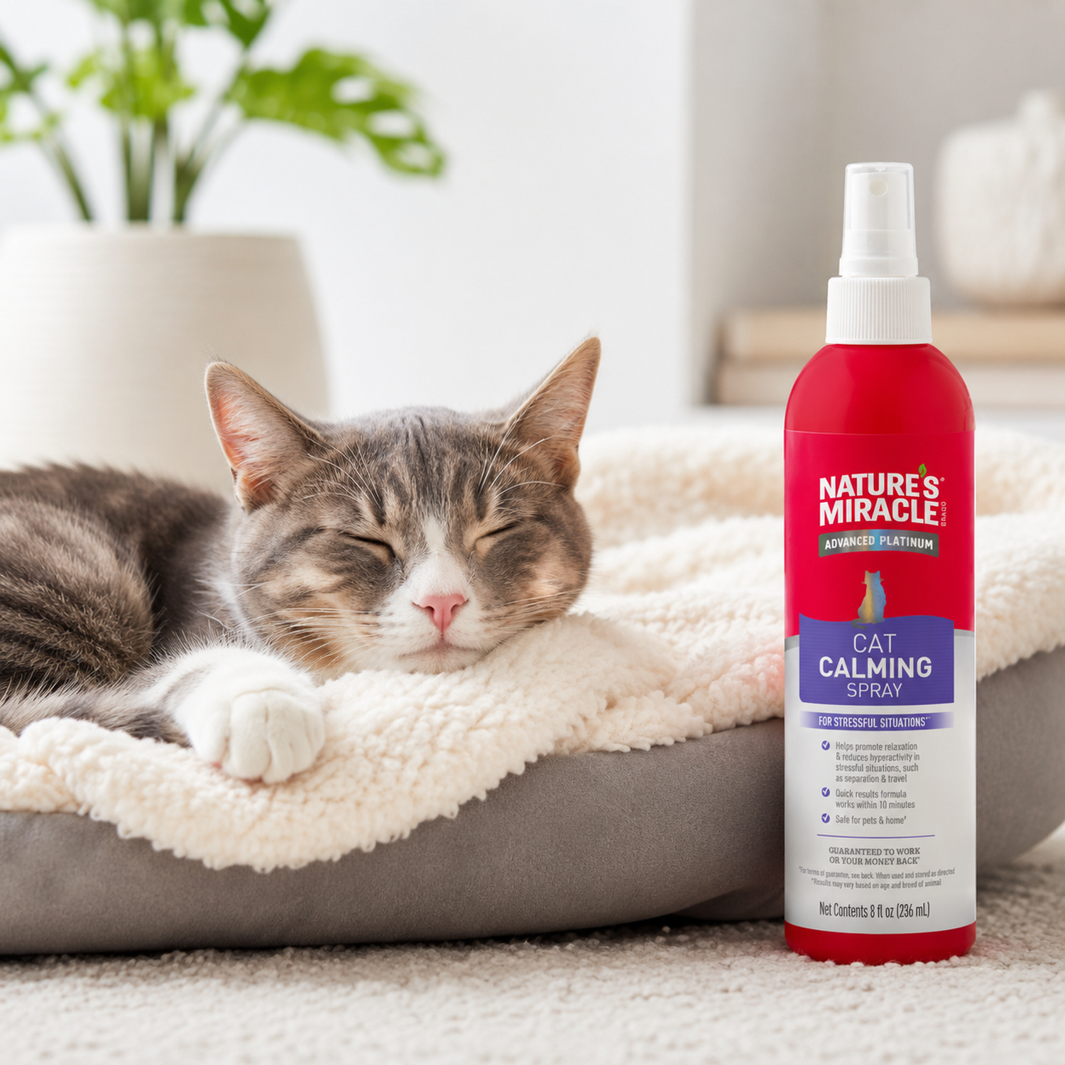 Spray Calmante Gatos Nature’s Miracle 236 ml-3