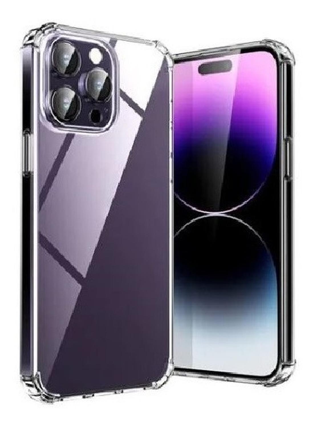 Carcasa para iPhone 14 Pro Max Transparente Reforzada Antigolpes-4