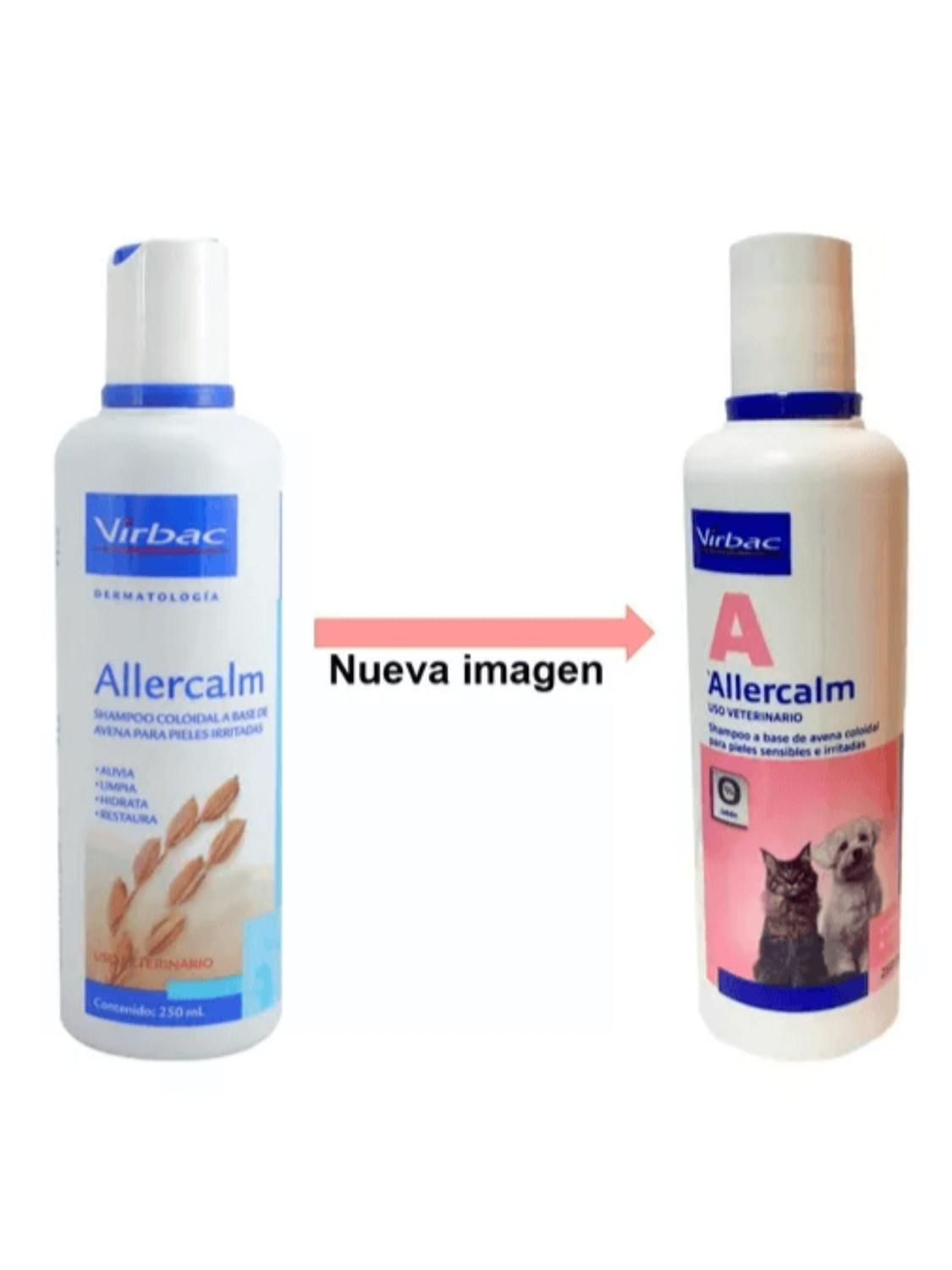 Shampoo Allercalm hipoalergénico y calmante Medicado 250 Ml - Virbac-1
