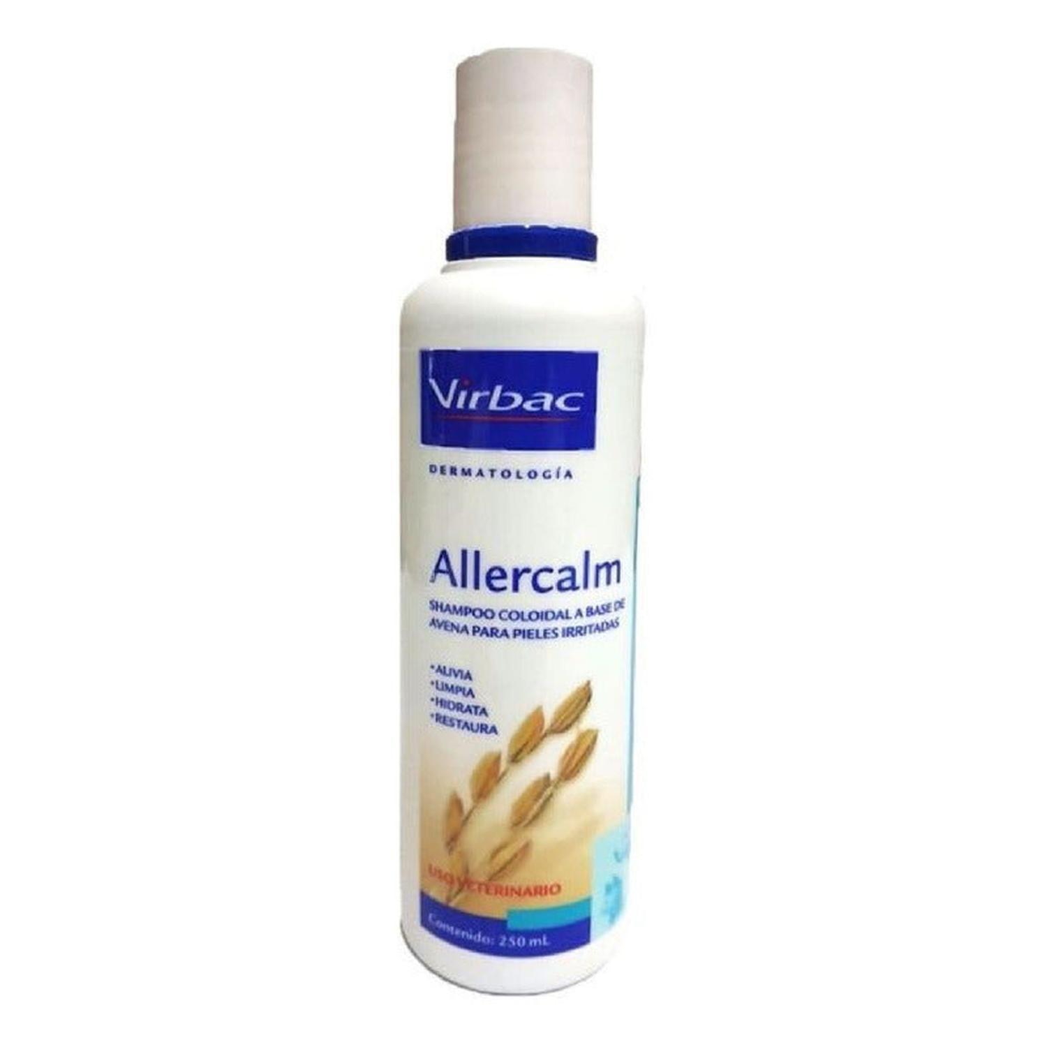 Shampoo Allercalm hipoalergénico y calmante Medicado 250 Ml - Virbac-4