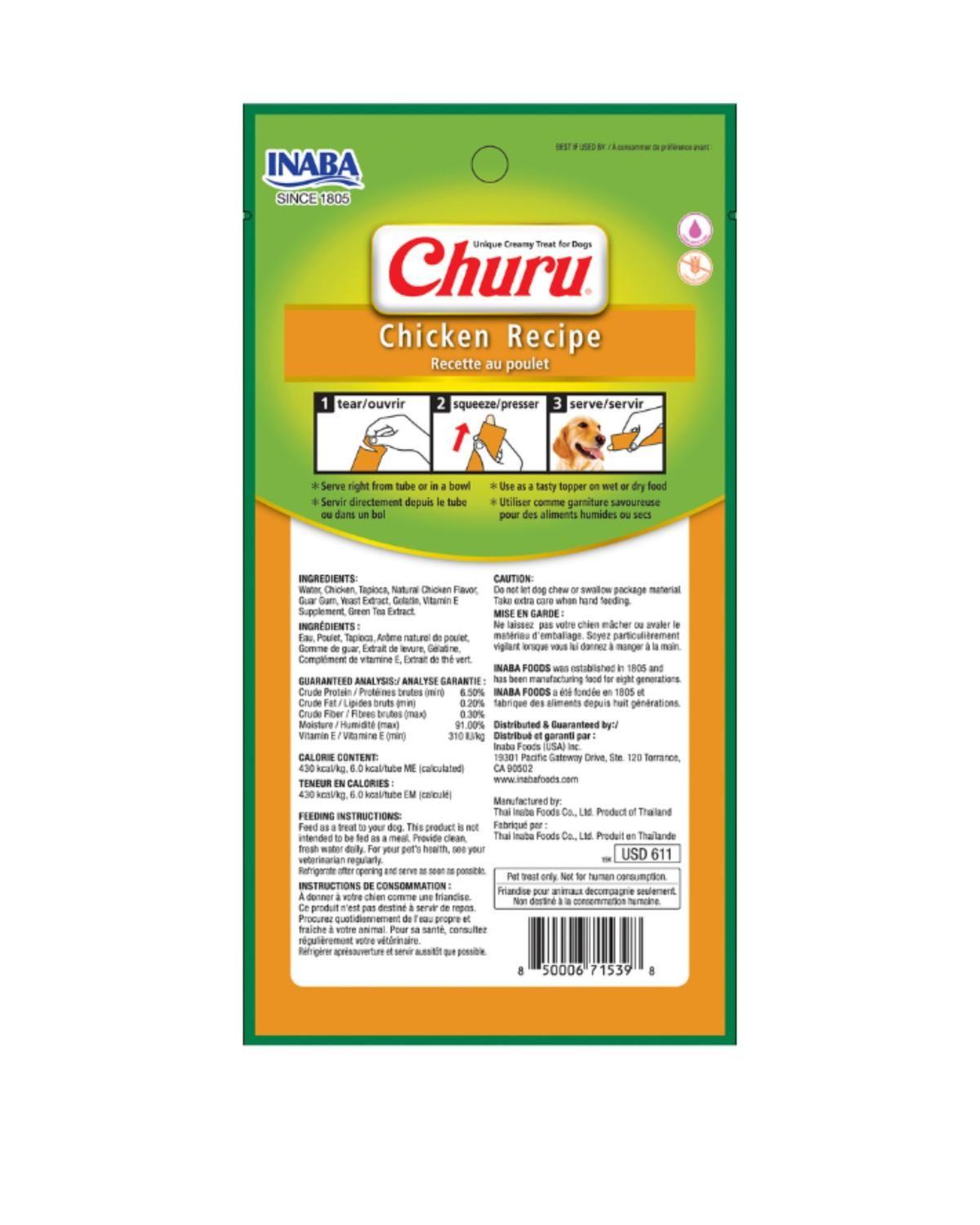 Churu Dog Pollo 14g x4 | Pack 6 Unidades-2