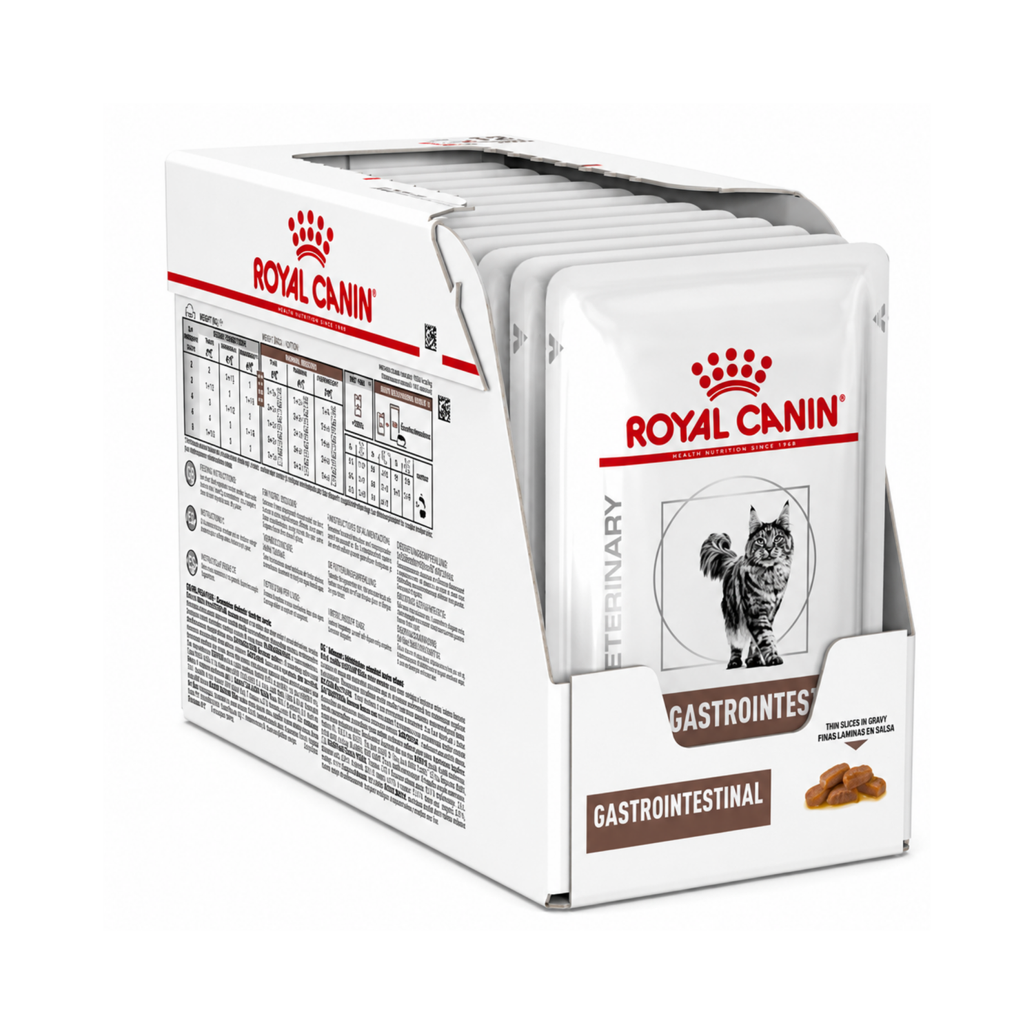 Royal Canin Pouch Gastrointestinal Gato 85g | Pack 12 Sobres-0