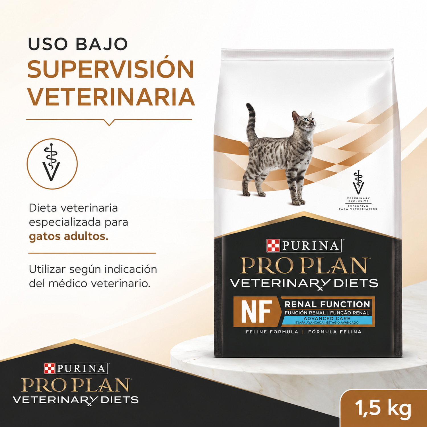 Pro Plan Veterinary Diets NF Renal Advanced Care Gato 1,5 Kg-4