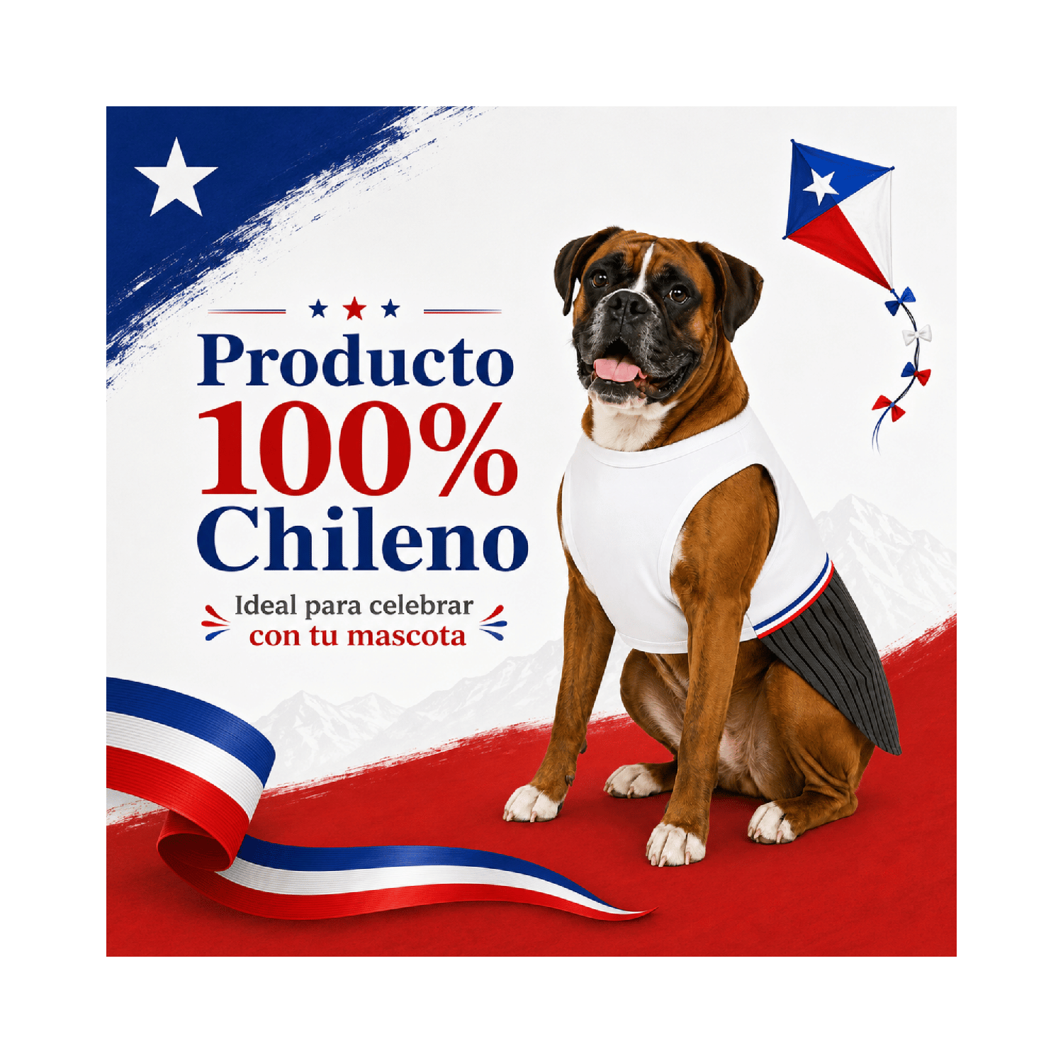 Traje de Huaso Chileno para Perro Talla 5XL-4