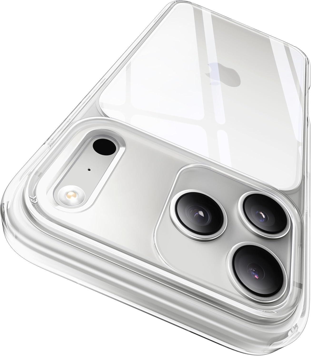 Carcasa para iPhone 17 Pro Max Transparente Antigolpe Silicona-0