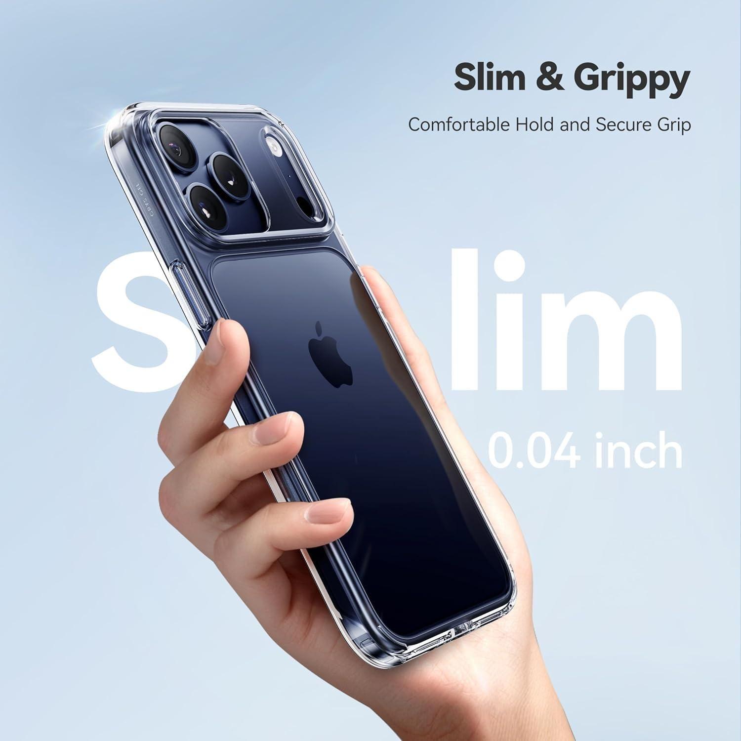 Carcasa para iPhone 17 Pro Max Transparente Antigolpe Silicona-9