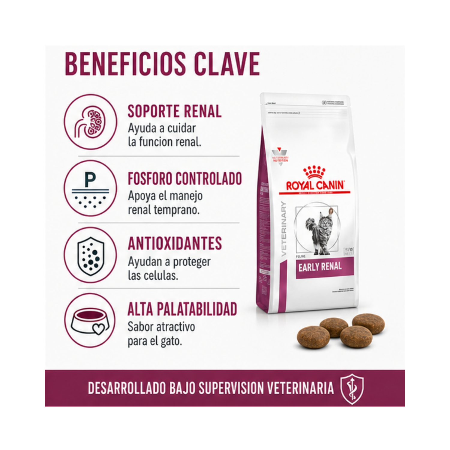 Royal Canin Renal Early Feline 1,5 kg | Apoyo Renal Gatos-2