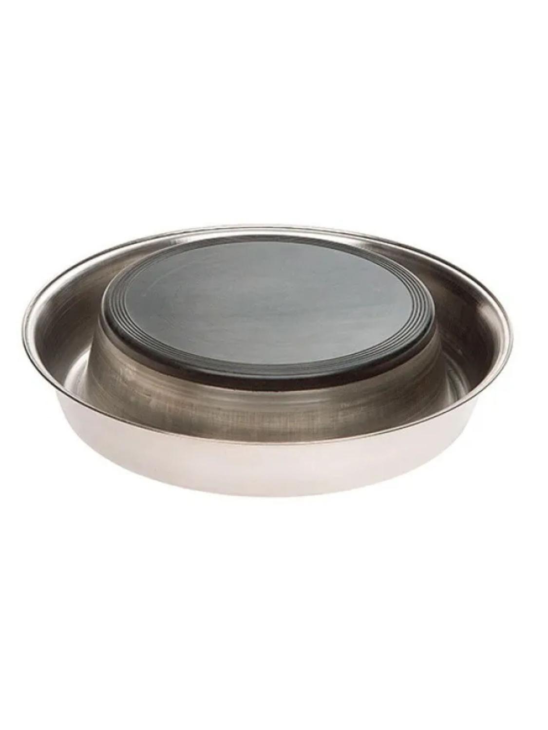 Plato Antihormigas Acero Inoxidable Mascotas XXL 2.7 L-6