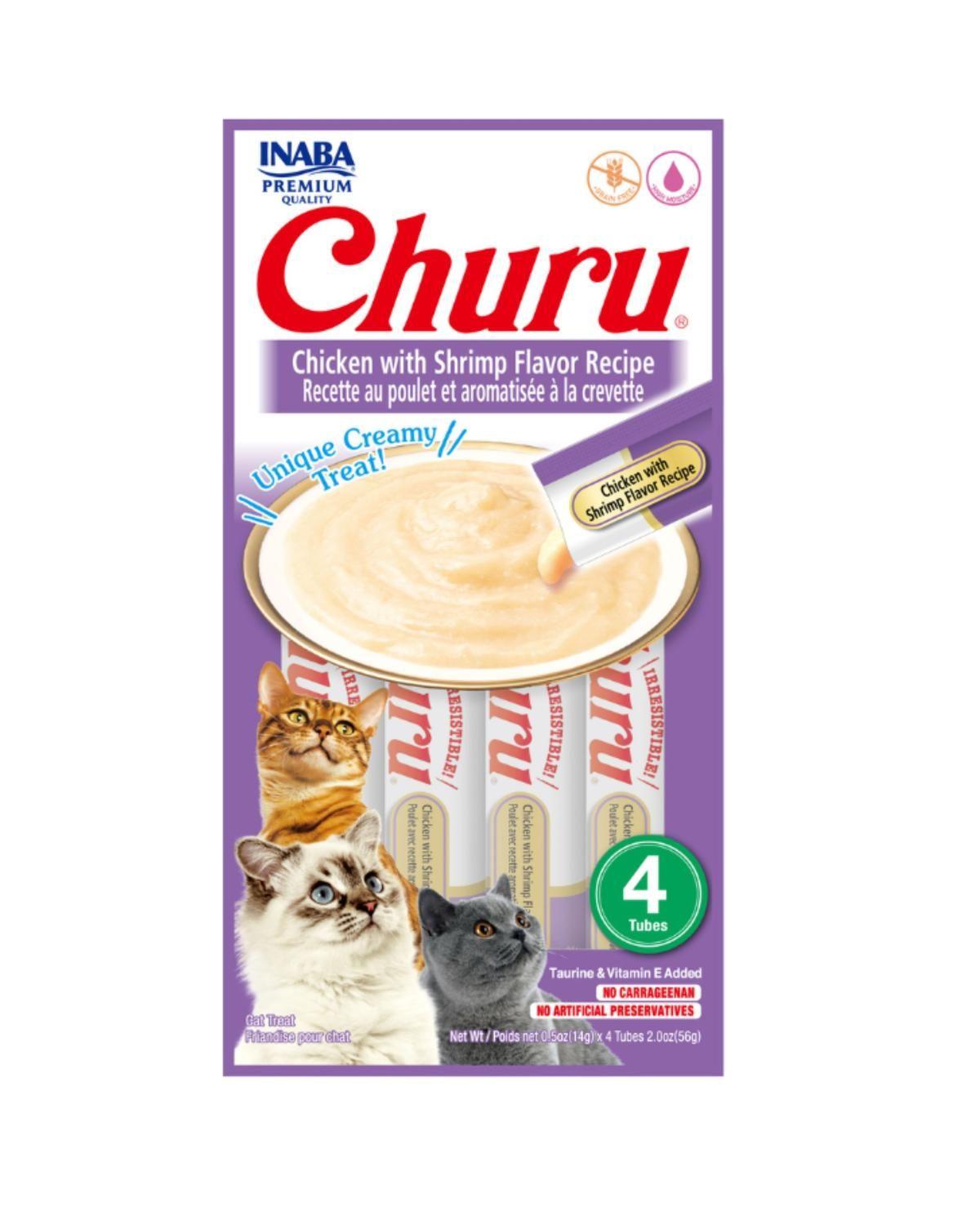 Churu Cat Pollo y Camarón 14g x4 | Pack 6 Unidades-2