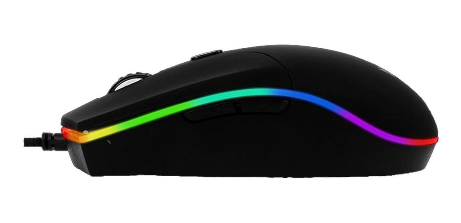 Mouse Gamer RGB Ergonómico Meetion MT-GM21-6