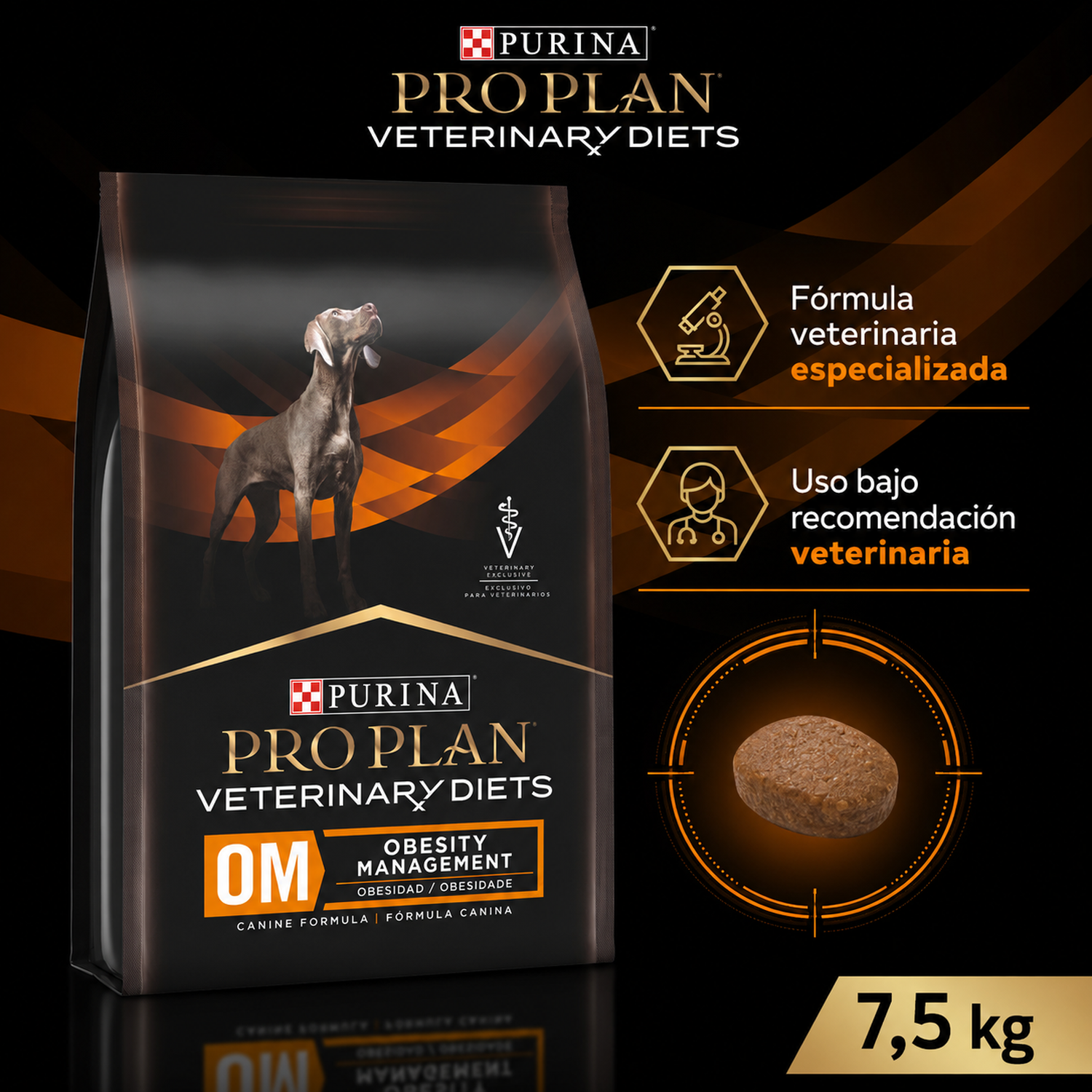 Pro Plan Vet Diets OM Obesidad Perro 7,5 kg-5