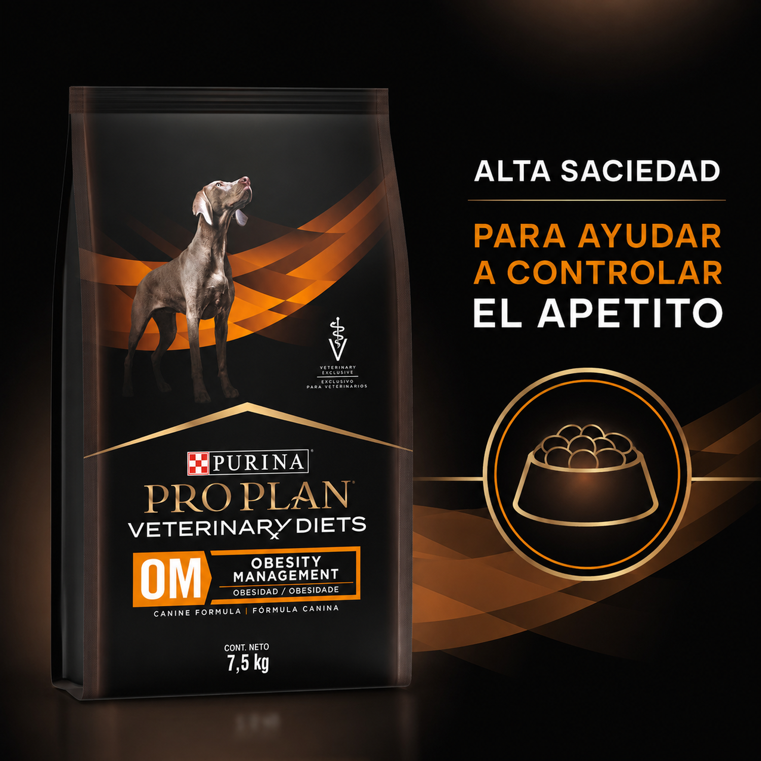 Pro Plan Vet Diets OM Obesidad Perro 7,5 kg-6