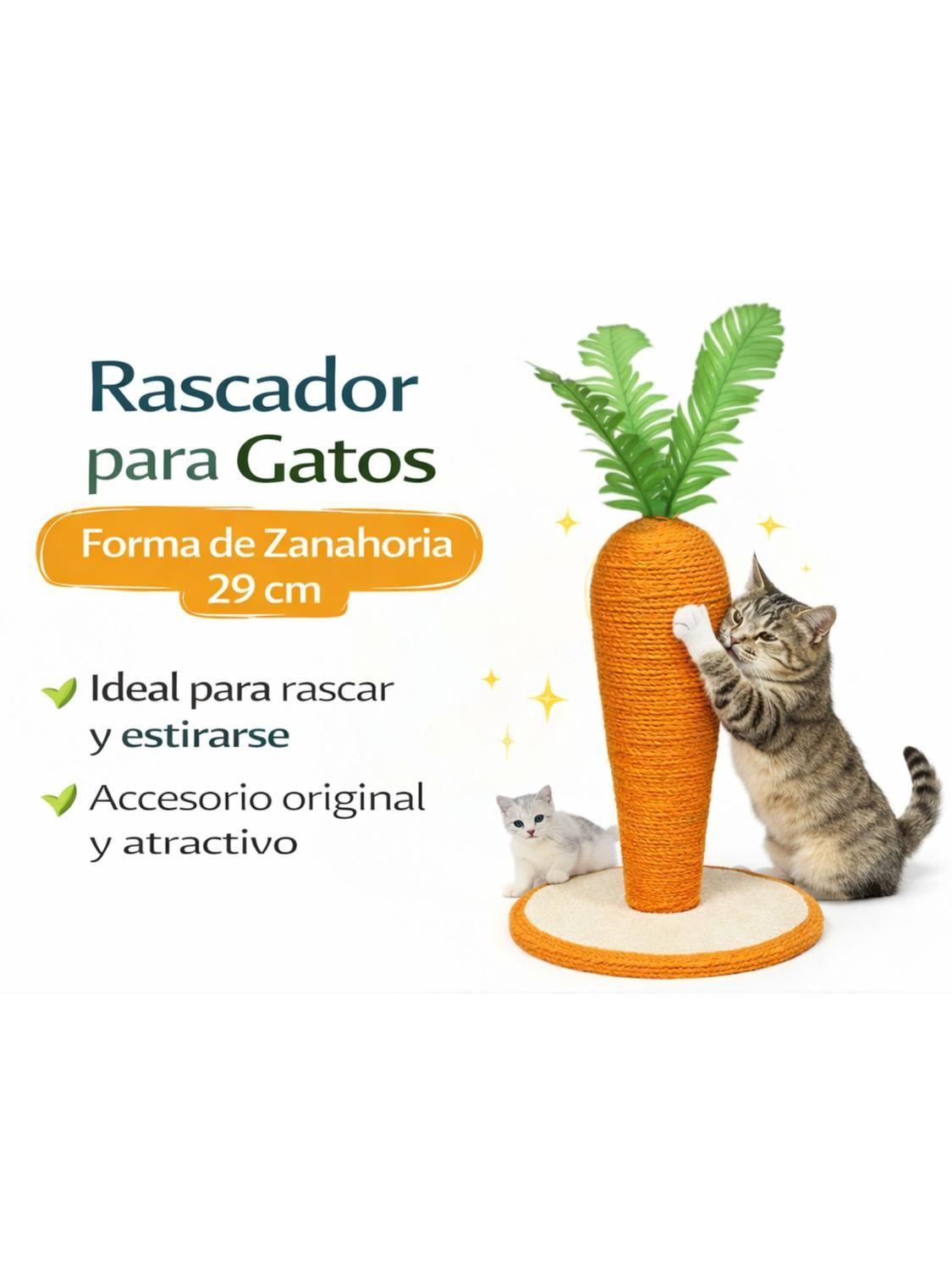Rascador para Gatos Zanahoria con Base 29 cm-3