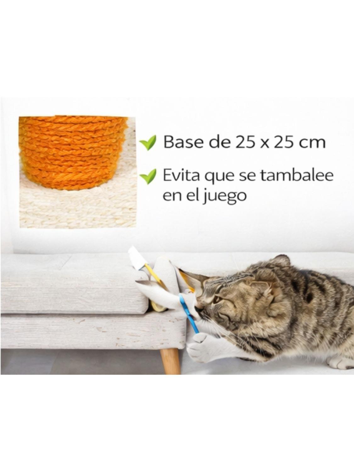 Rascador para Gatos Zanahoria con Base 29 cm-5