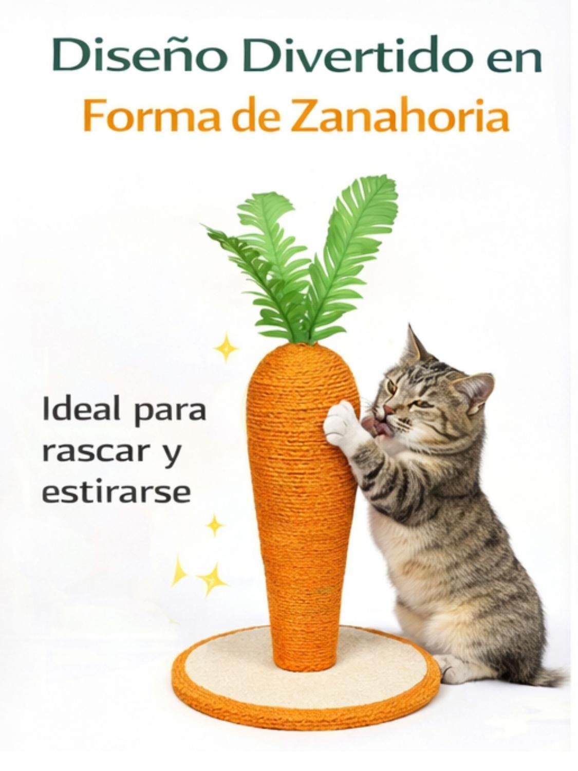 Rascador para Gatos Zanahoria con Base 29 cm-6