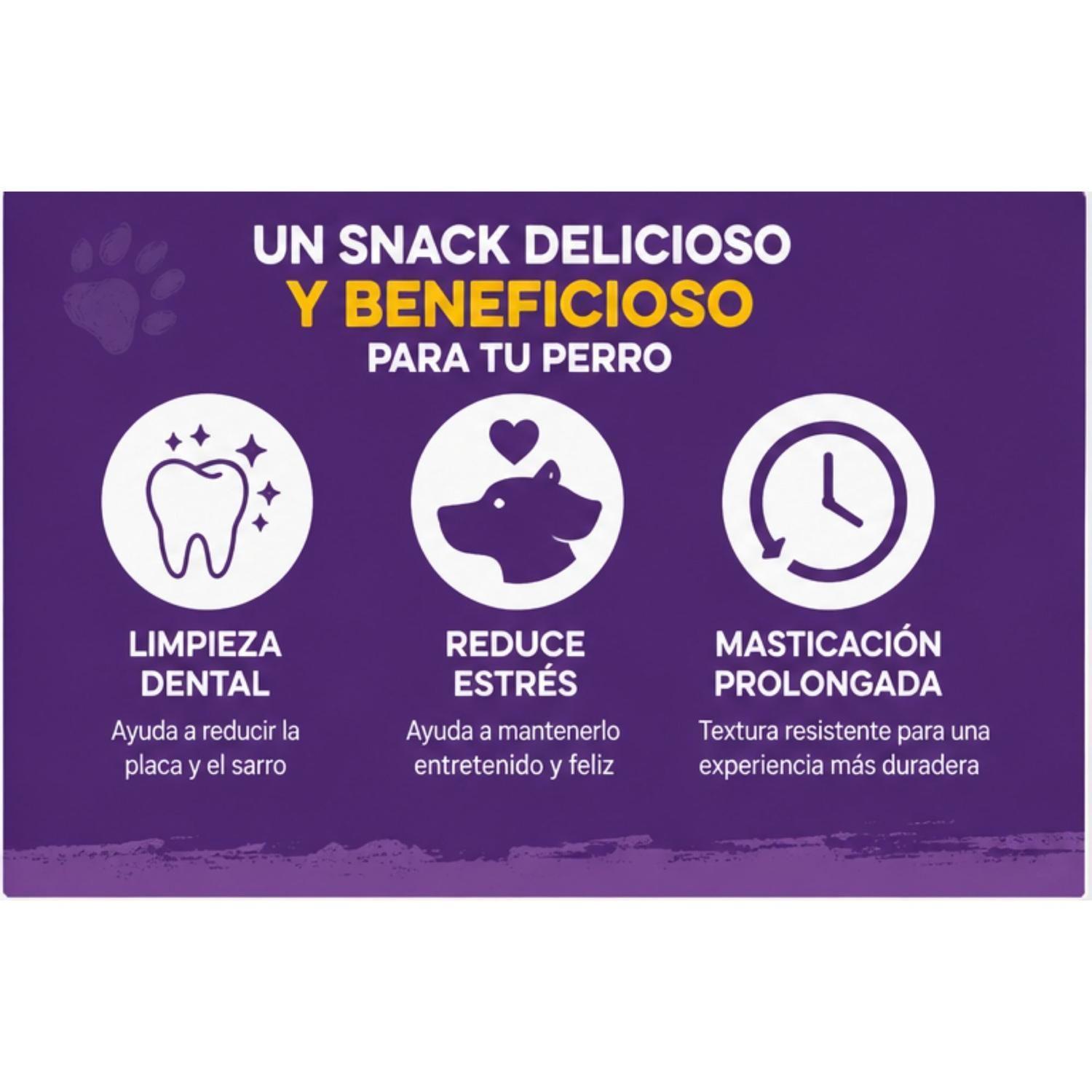 Dingo Hueso Mediano 65 g Snack Perro 1 Unidad-2
