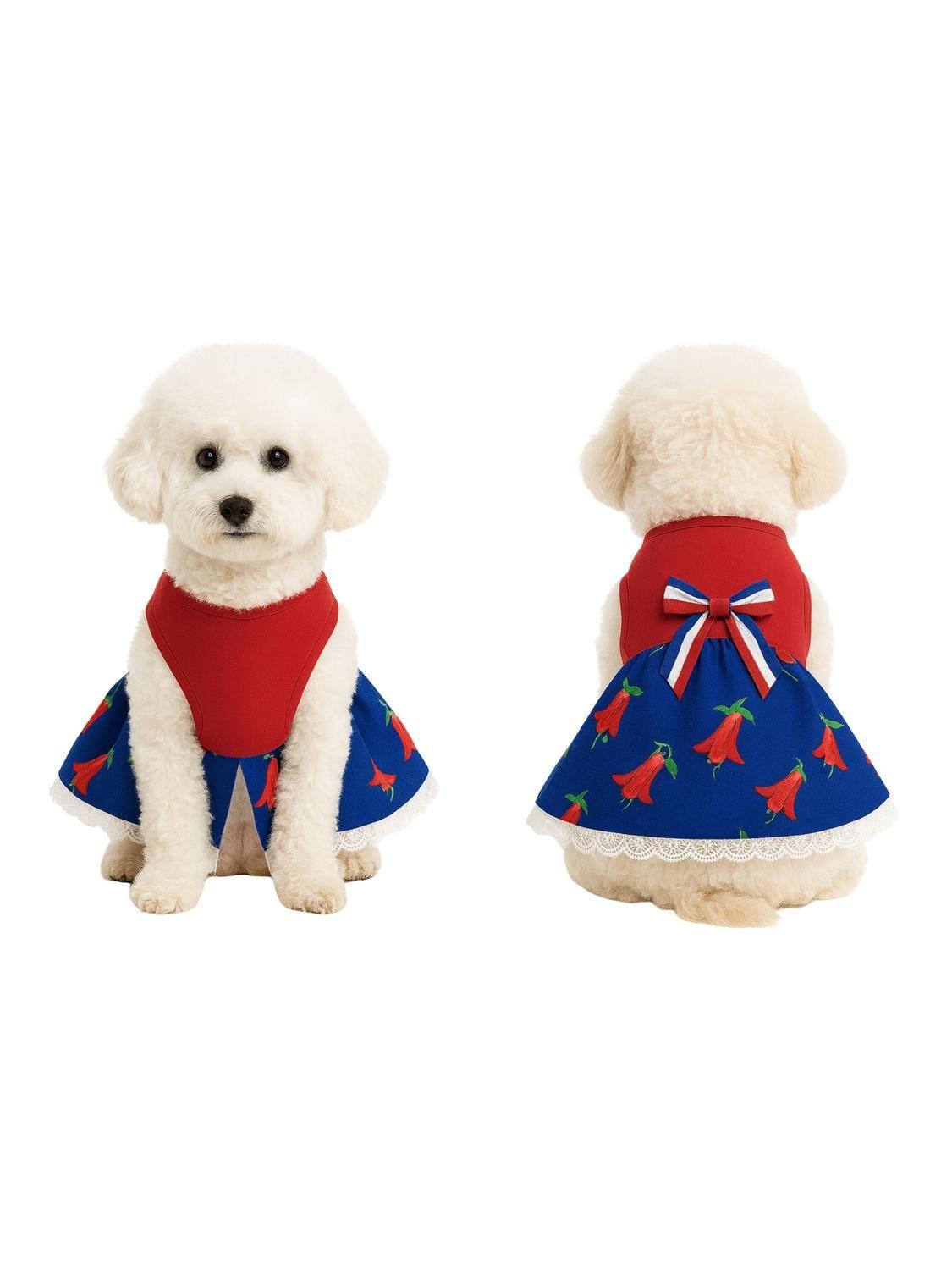 Vestido Huasa China para Perro Talla S | Fiestas Patrias-3