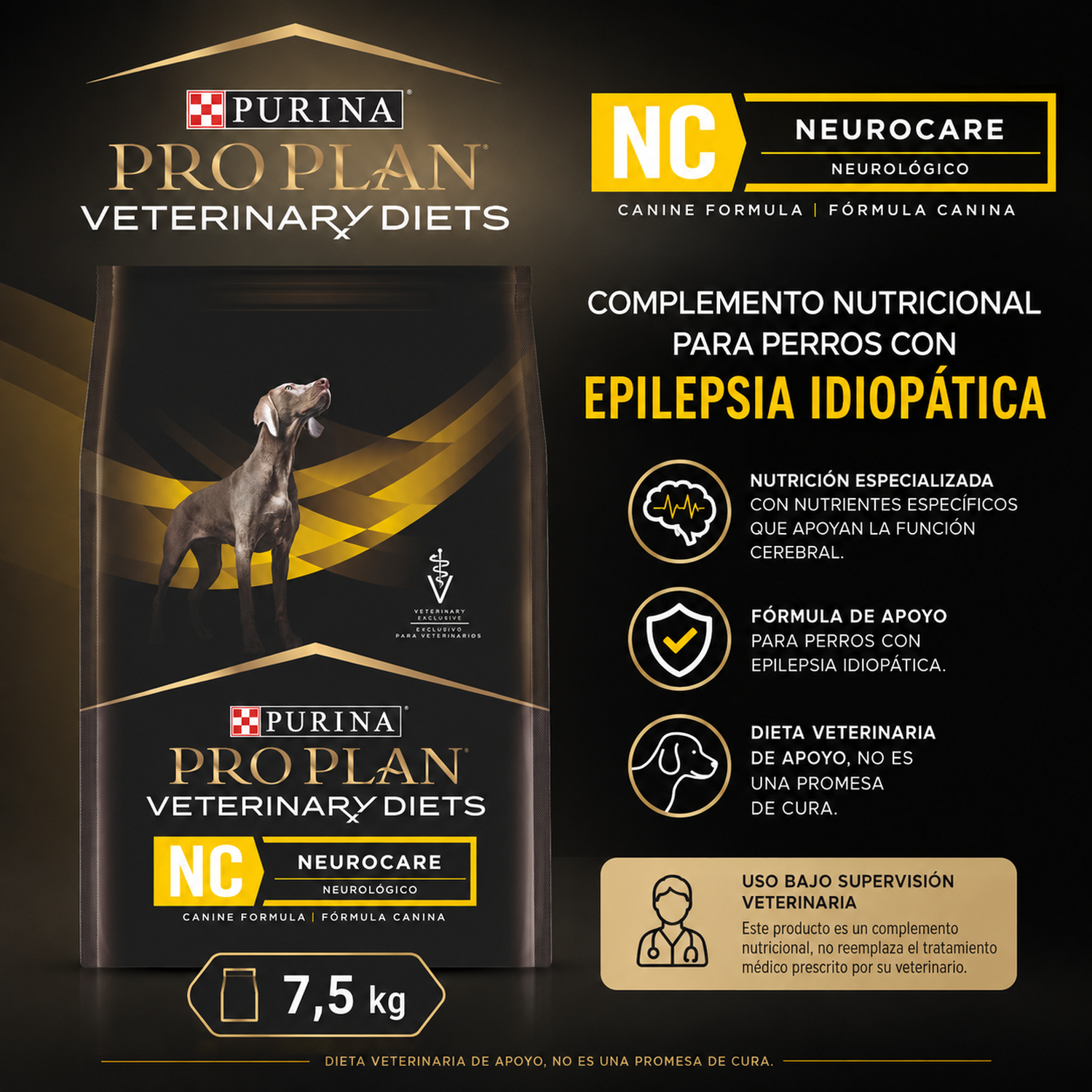 Pro Plan Veterinary Diets NC Neurocare Perro 7,5 Kg-2