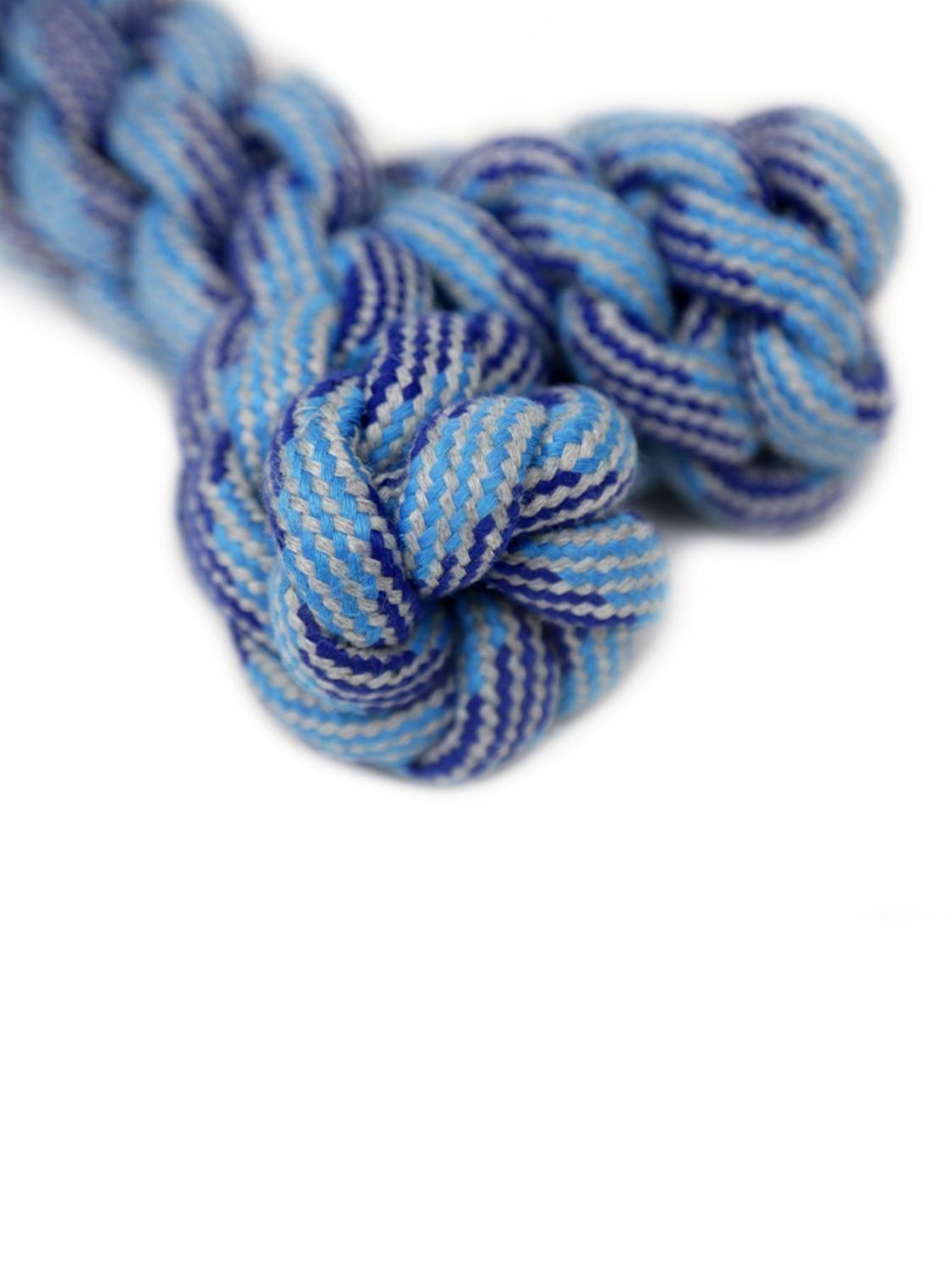 Juguete Cuerda Hueso Azul Hey! 18x10 cm Para Perros-3