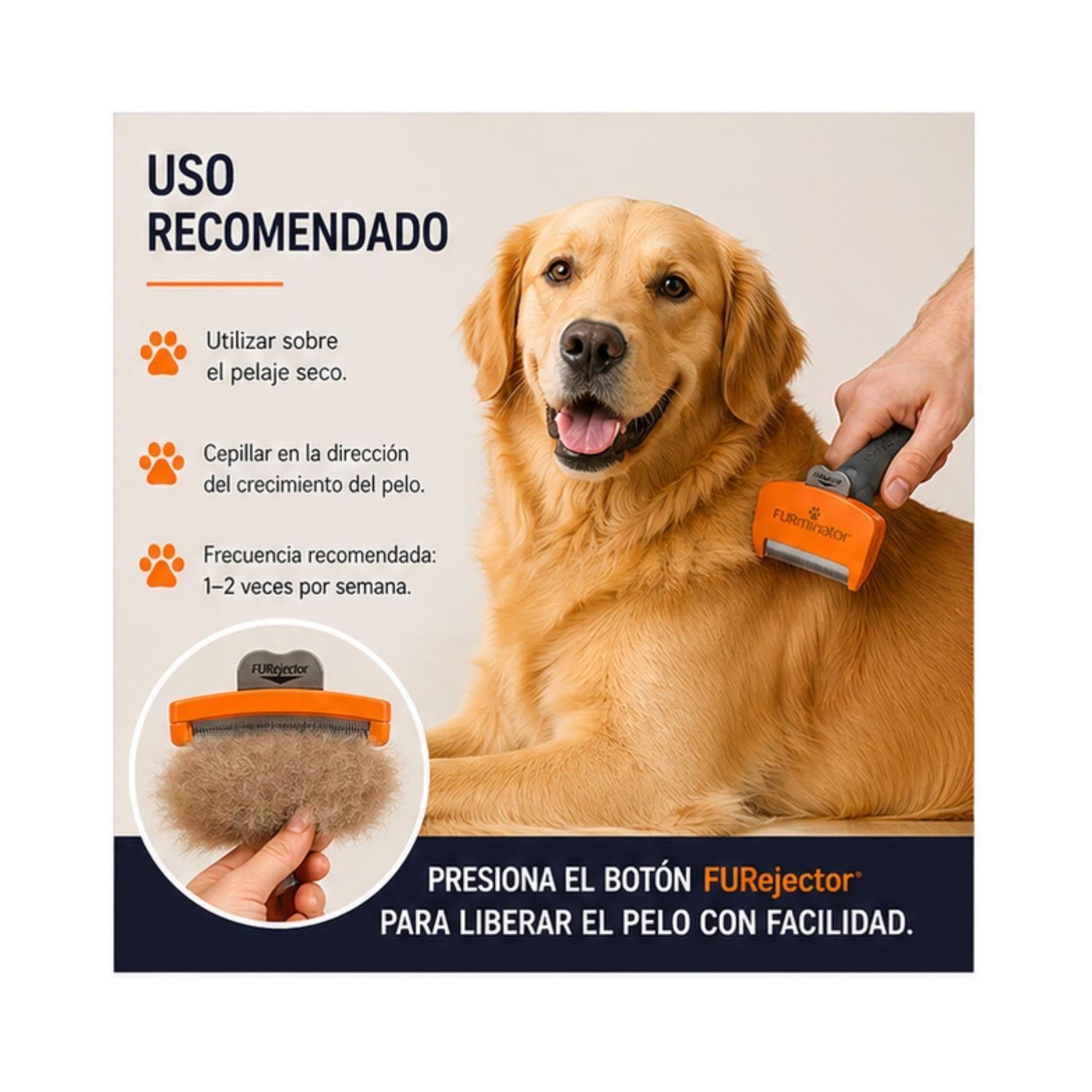 FURminator Perro Pelo Corto M Deslanador-3