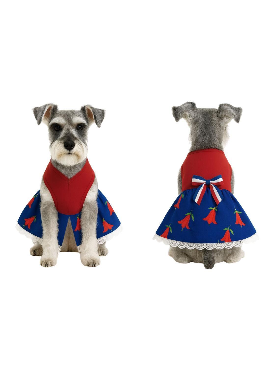 Vestido Huasa China para Perro Talla L | Fiestas Patrias-3